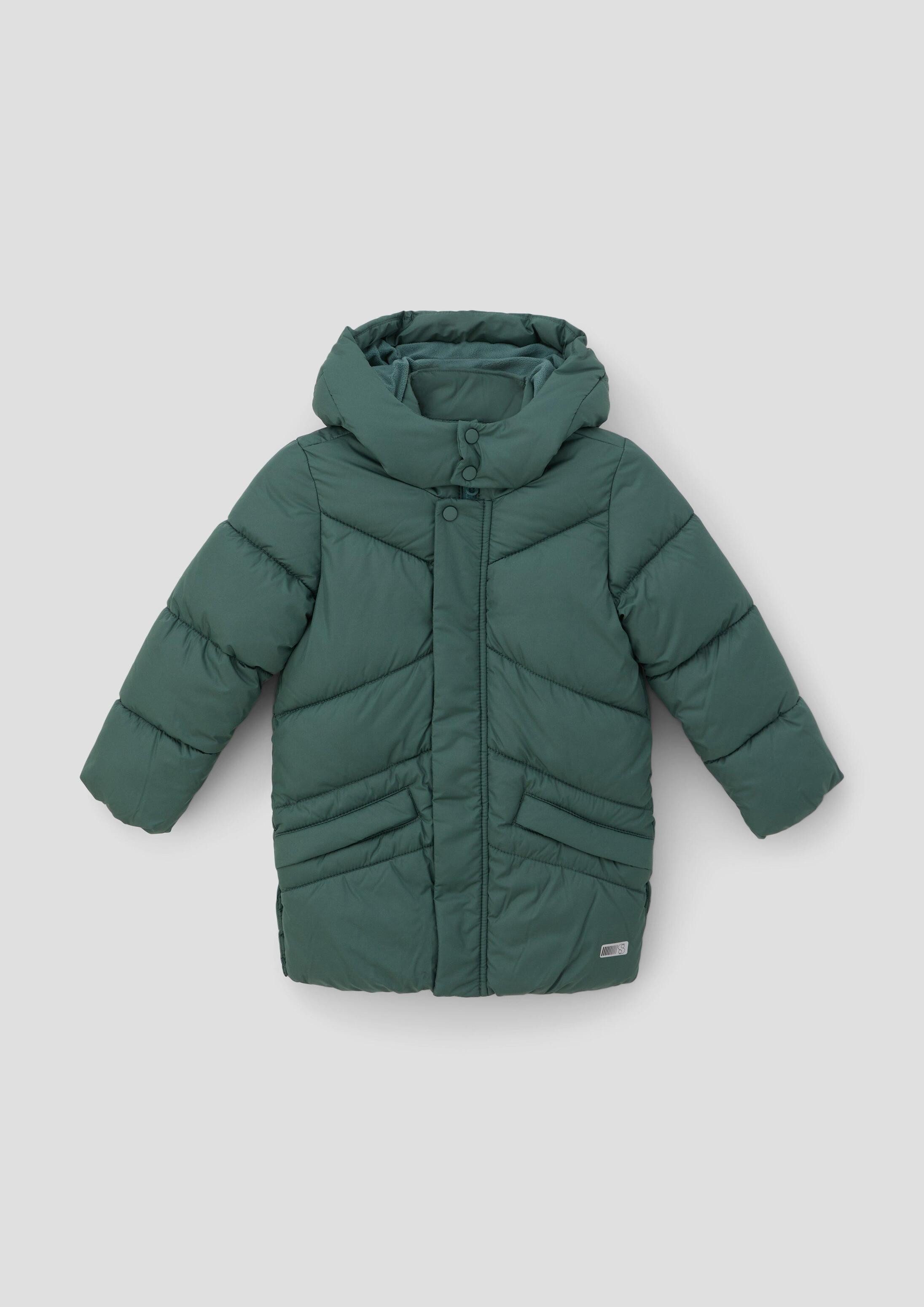 s.Oliver Wintermantel Outdoor-Mantel Steppjacke mit Fleece-Futter