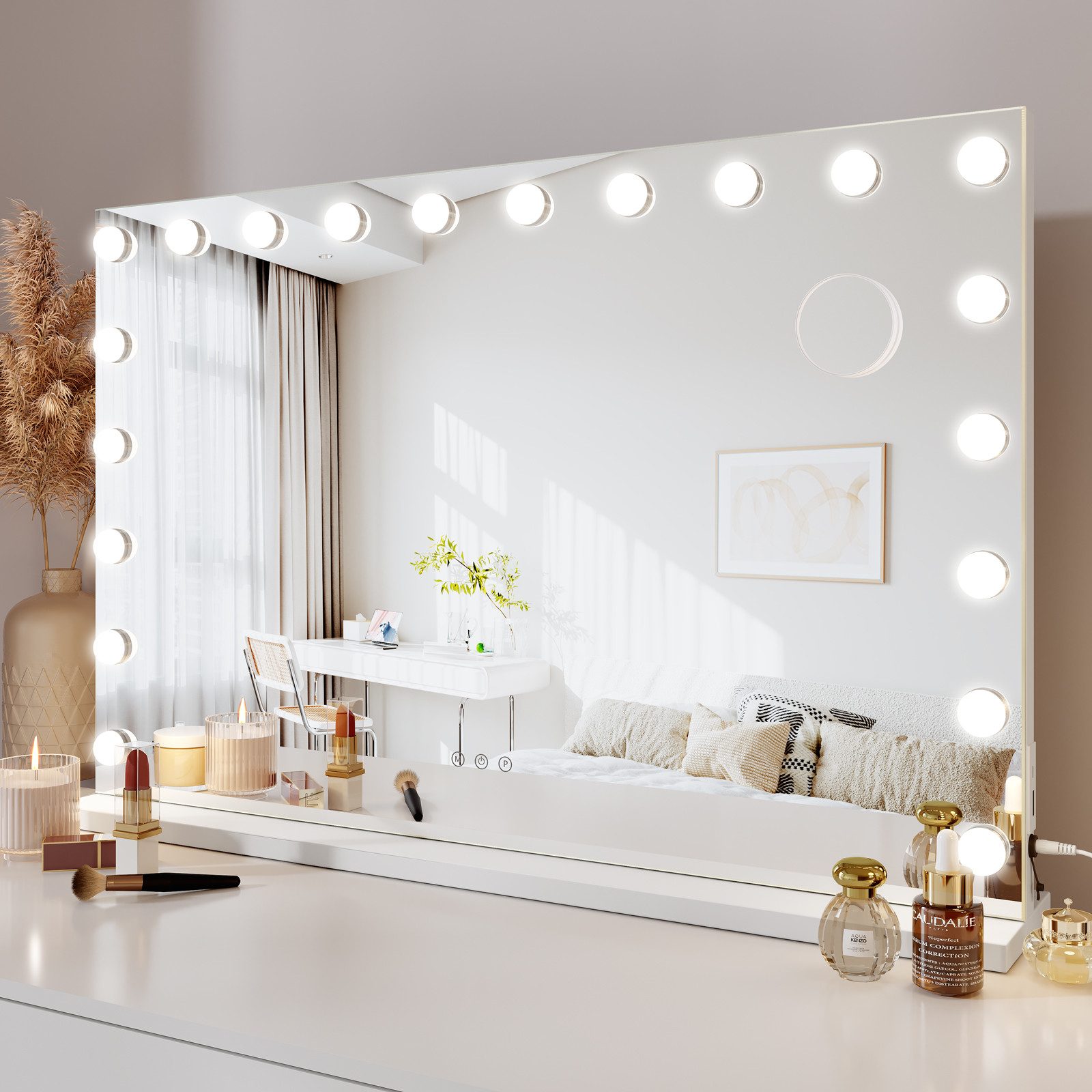 Dripex Schminkspiegel Hollywood Kosmetikspiegel 14/15/18/20LED, 3 günstig online kaufen