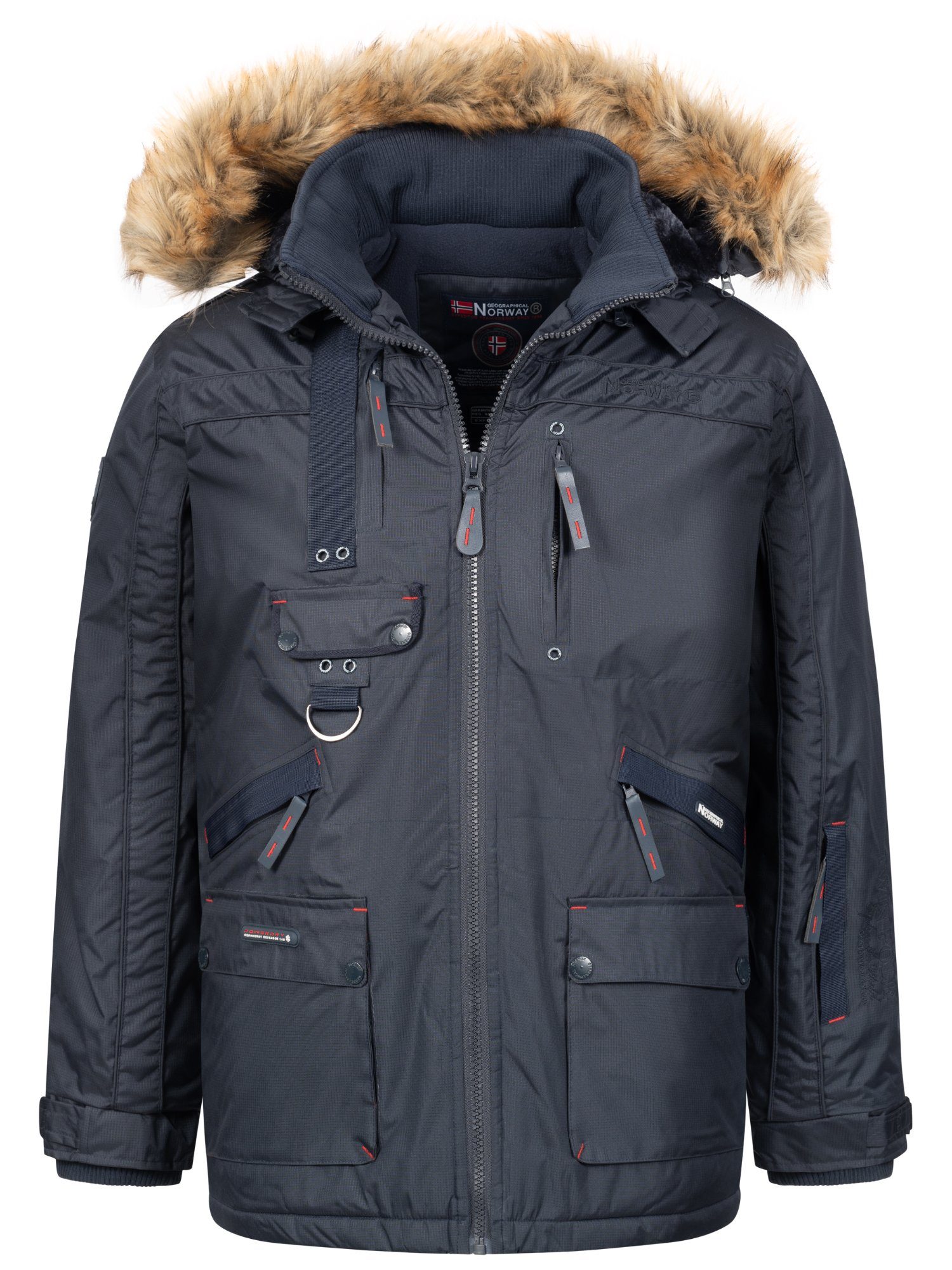 Winterjacke Herren Parka warm gefüttert