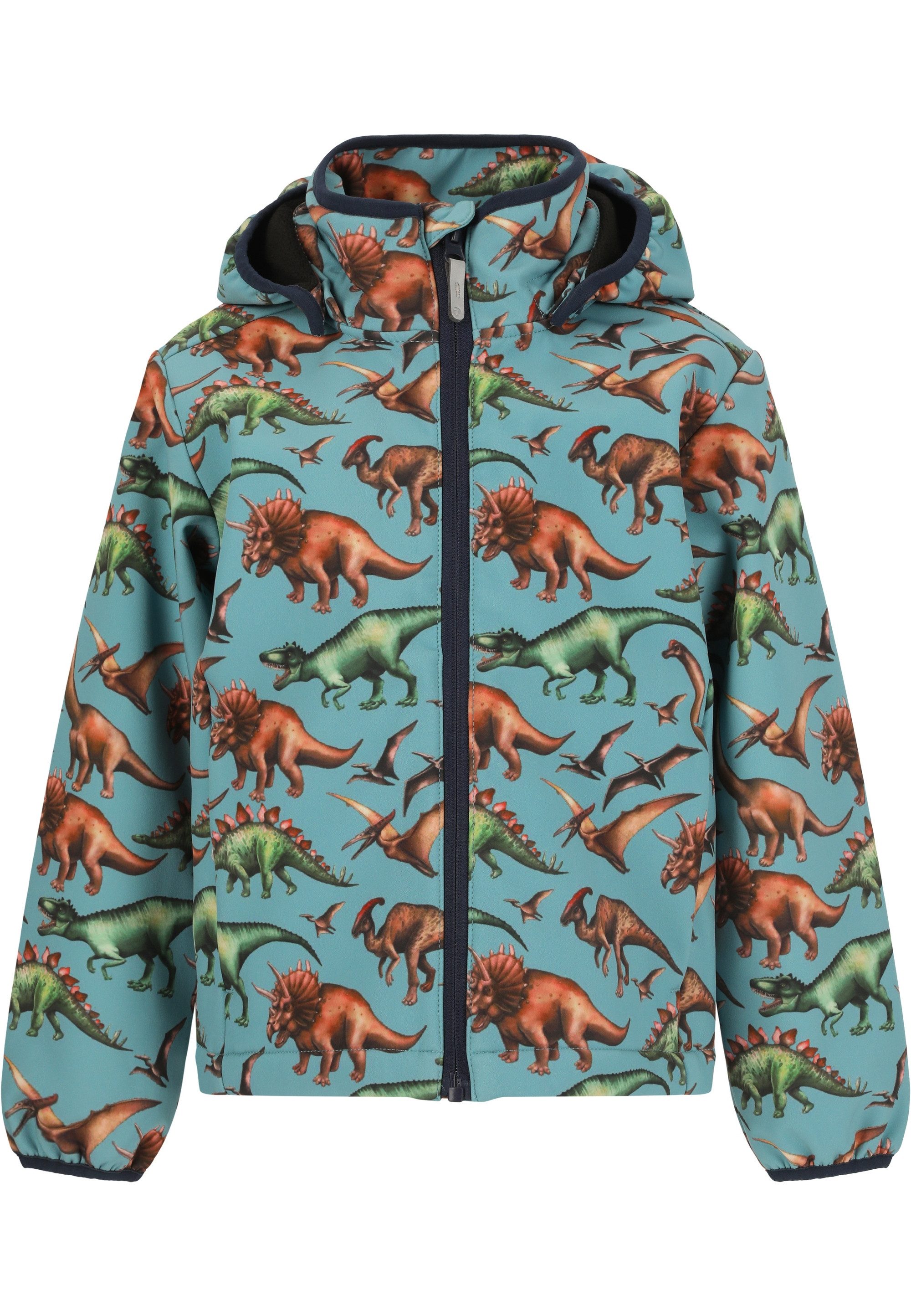 ZIGZAG Softshelljacke Stereo mit coolem Print und schützenden Eigenschaften