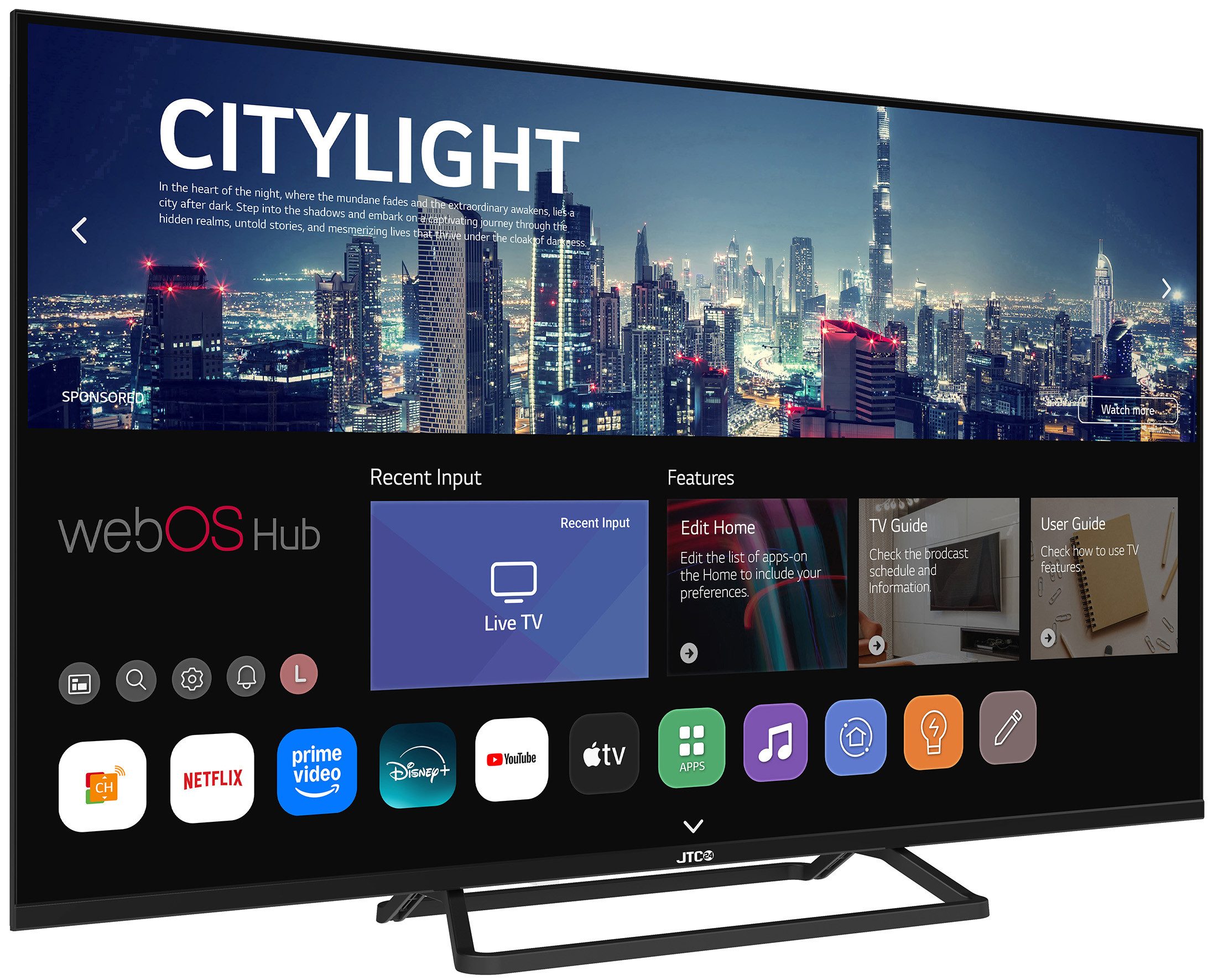 JTC-24 JTCS43F39432FLW LCD-LED Fernseher...