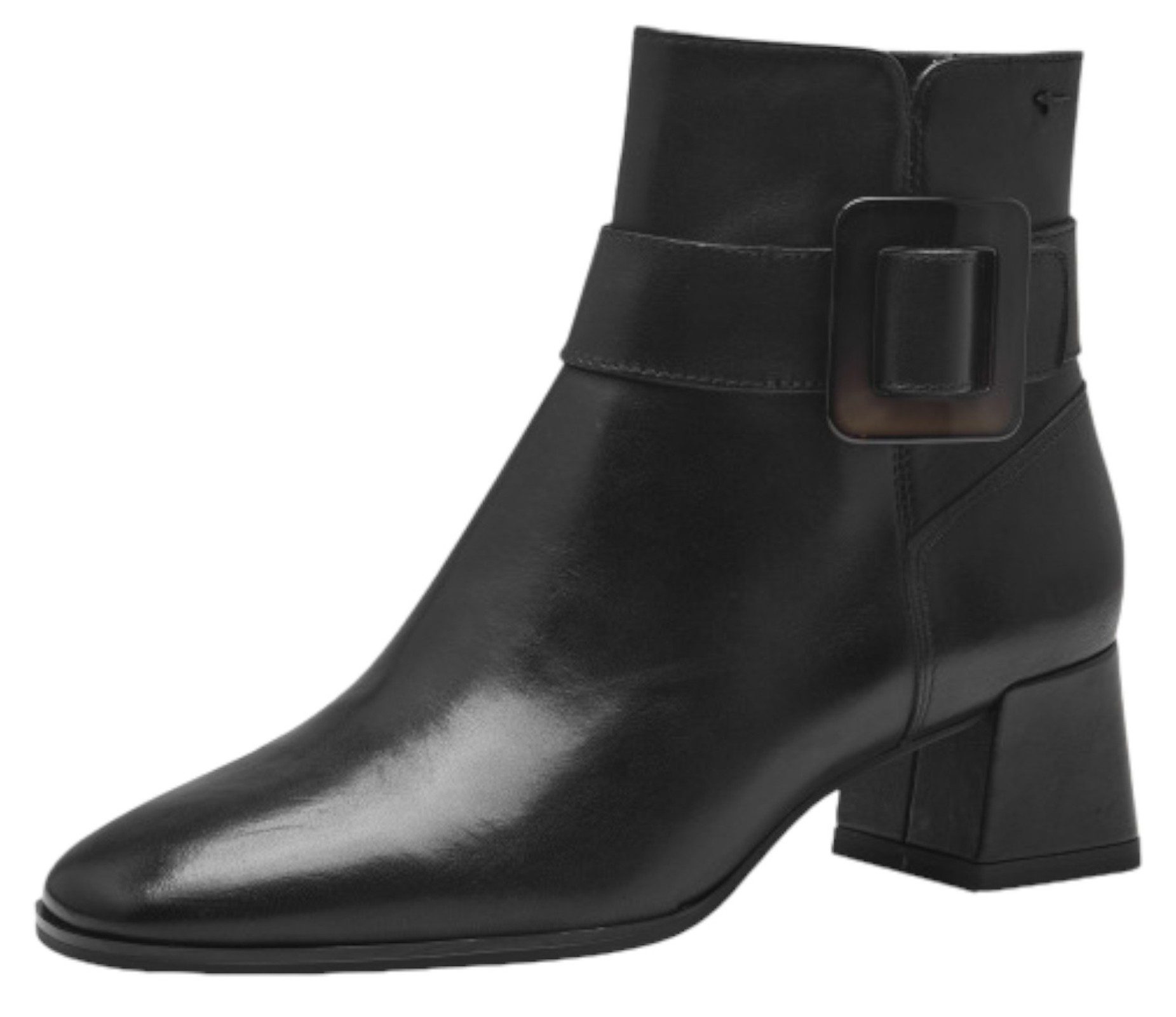 Tamaris 1-25346-43 003 Black Leather Сапогиette