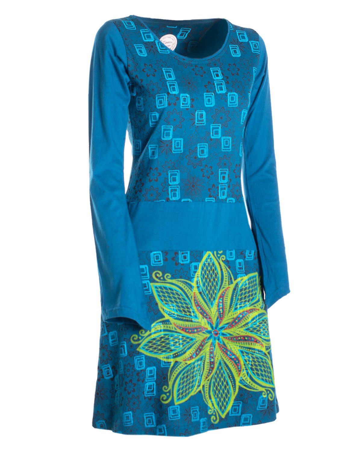 Vishes Jerseykleid Damen Baumwolle Casual Kleid günstig online kaufen