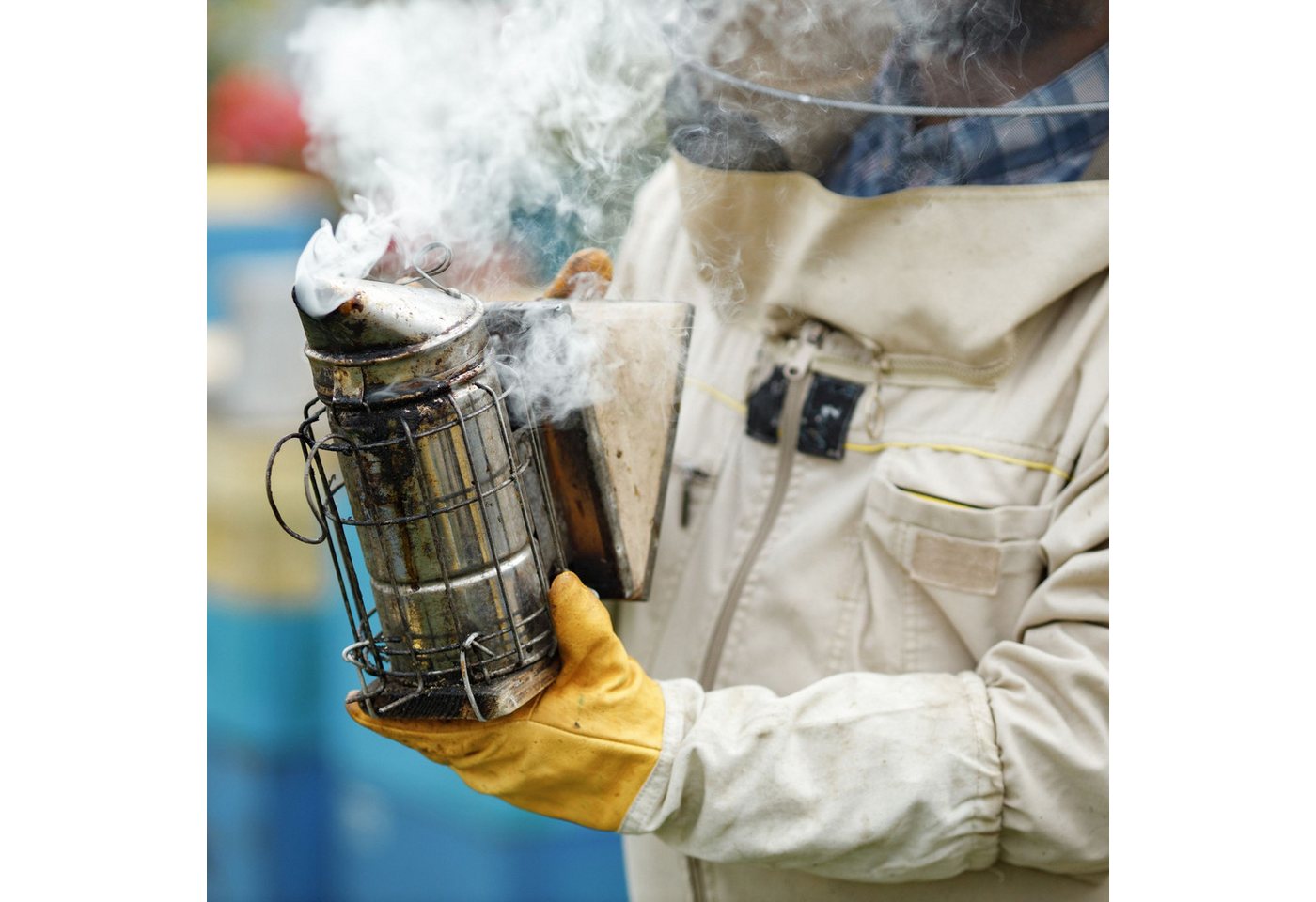 Thumbnail - BENKA Bienenbeute Bienen Smoker BASIC 30cm hoch Rostfrei (galvanisiert), 1-tlg., Rauchbläser, Imker
