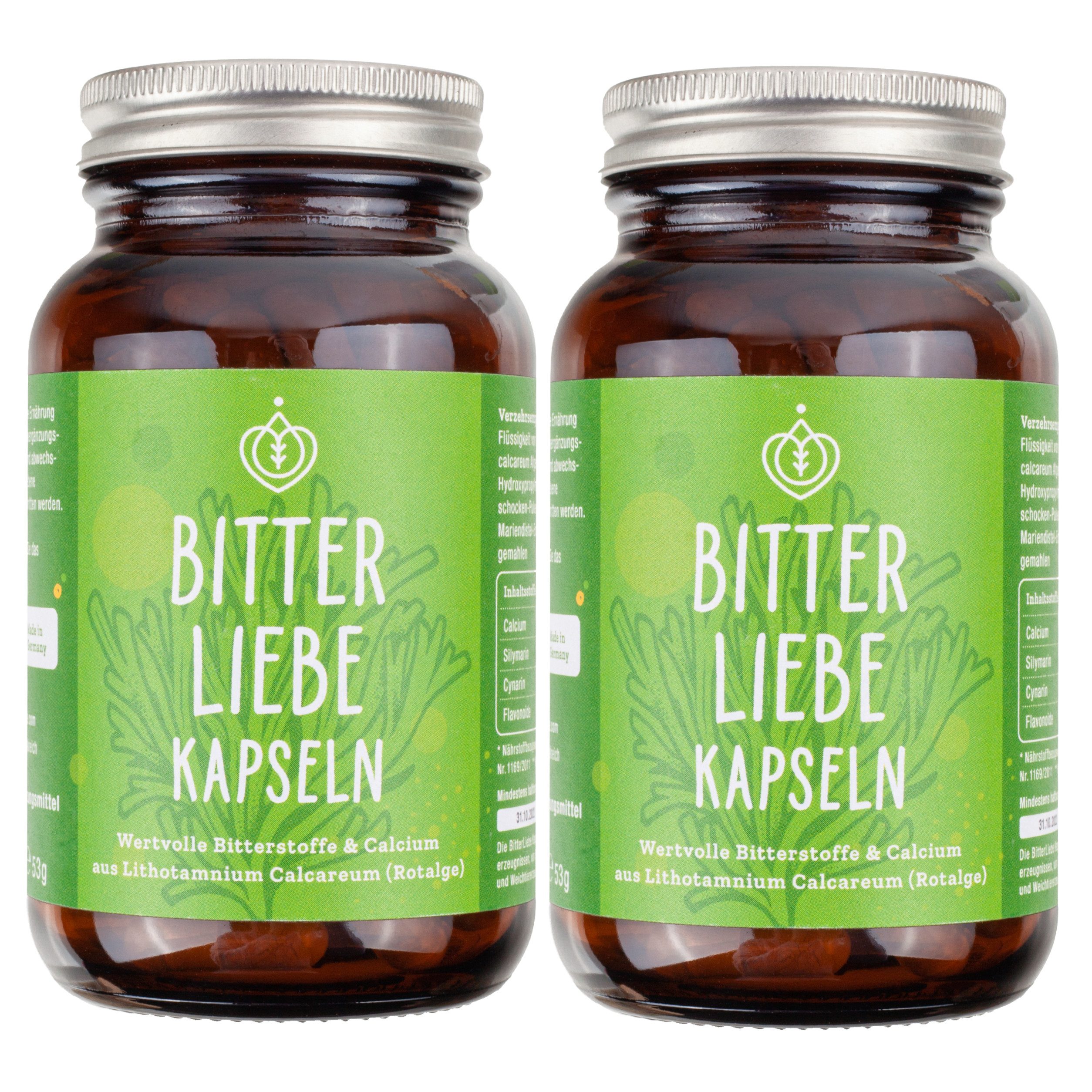 BitterLIebe - Bitterstoffe Kapseln - Rezeptur nach Hildegard von Bingen - Kapseln