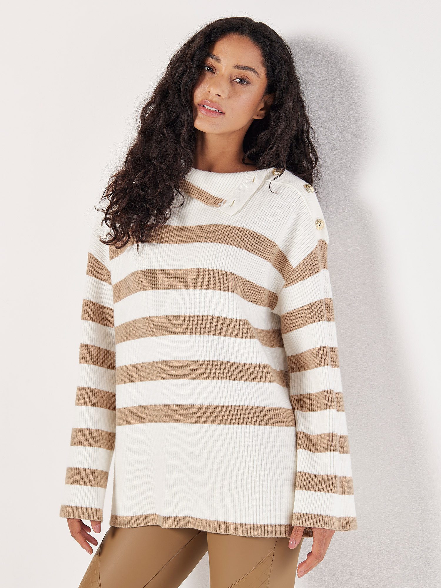 Strickpullover Streifenpullover