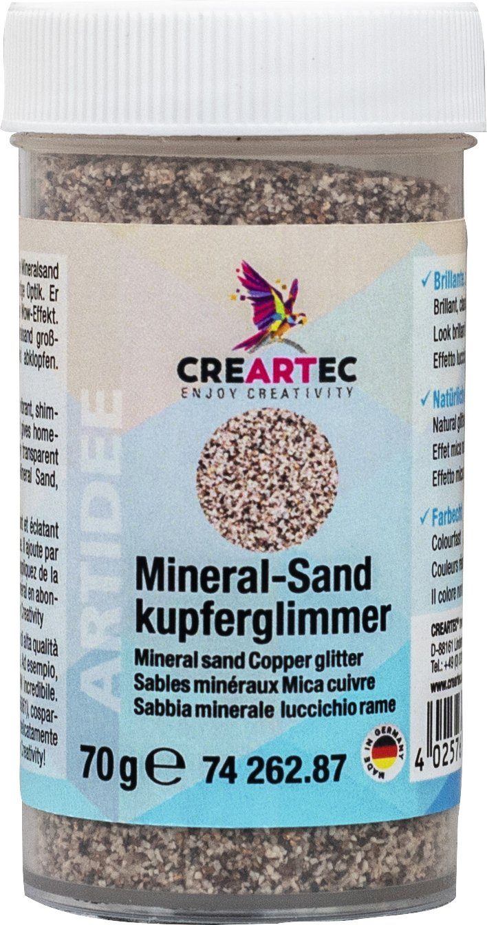 g Modellierwerkzeug CREARTEC Kupferglimmer Mineralsand, 70