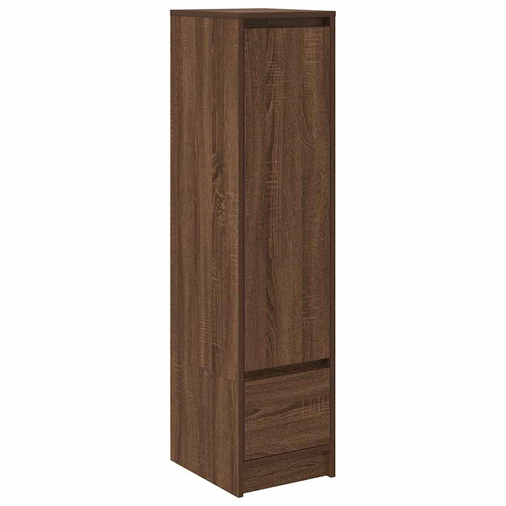 vidaXL Highboard Highboard Braun Eichen-Optik 29,5x34x119,5 cm Holzwerkstoff (1 St)