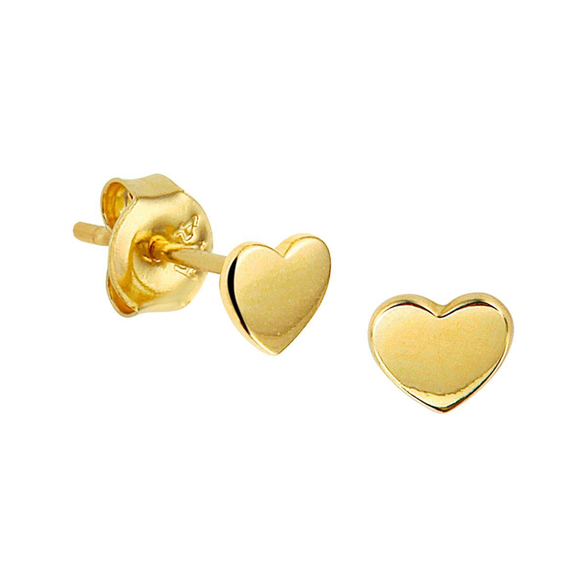 NICEANDnoble Paar Ohrstecker 585er Gelbgold Ohrstecker kleines Herz günstig online kaufen