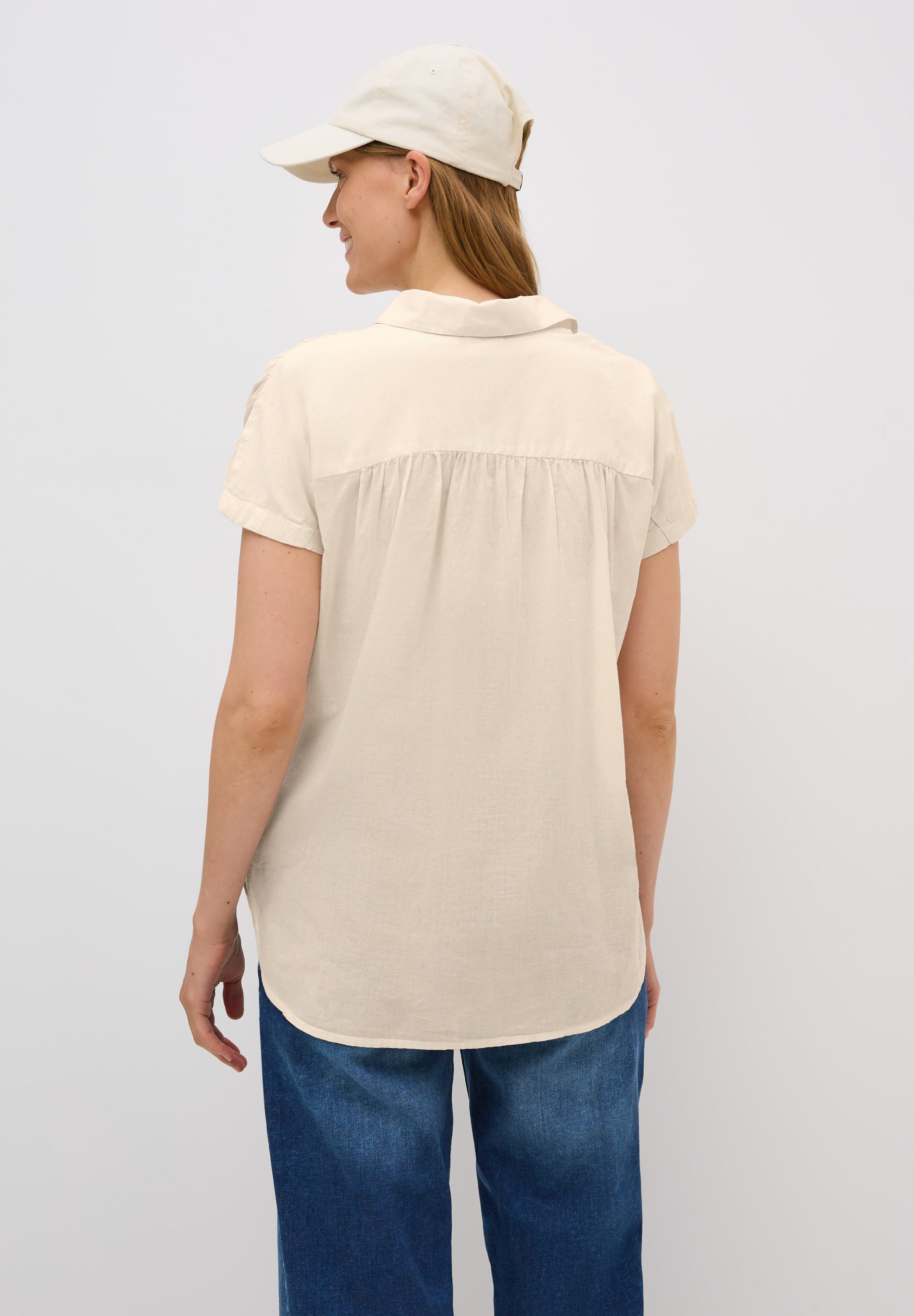 CECIL Hemdbluse aus reiner Baumwolle günstig online kaufen