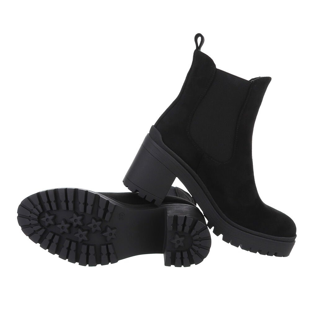 Ital-Design Damen Chelsea Freizeit Plateaustiefelette (84338060) Blockabsat günstig online kaufen