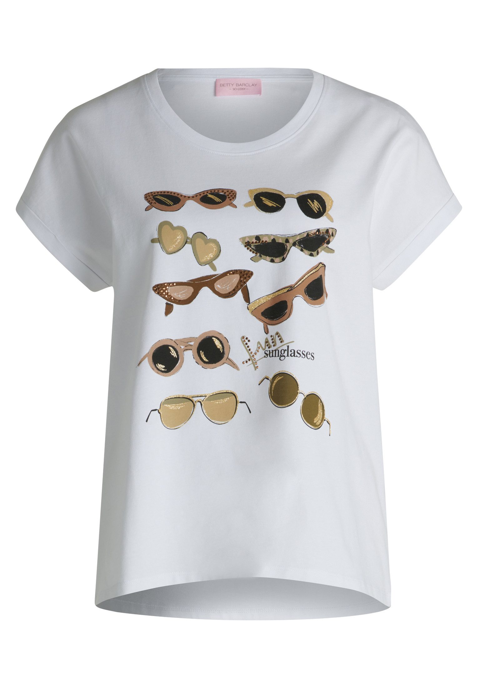 Betty Barclay Kurzarmshirt Damen mit Aufdruck (1-tlg) günstig online kaufen