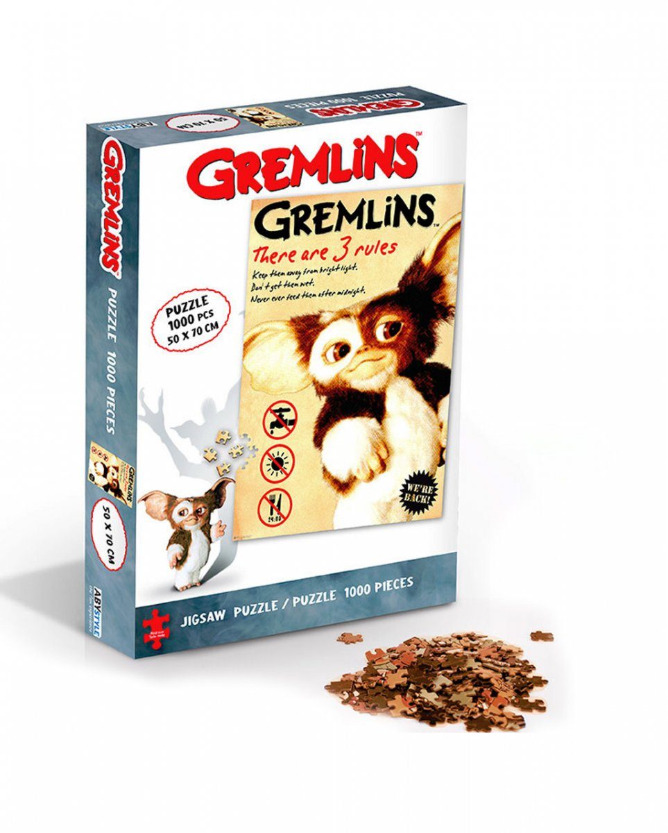 Gizmo Puzzle 1000 Horror-Shop - als Dekofigur Geschenkid teilig Gremlins