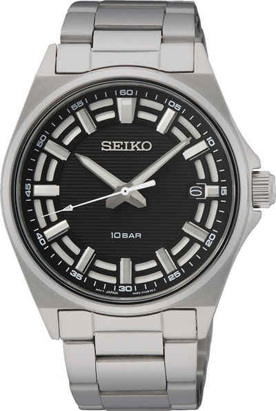 Seiko Quarzuhr SUR505P1, Armbanduhr, Herrenuhr, Datum