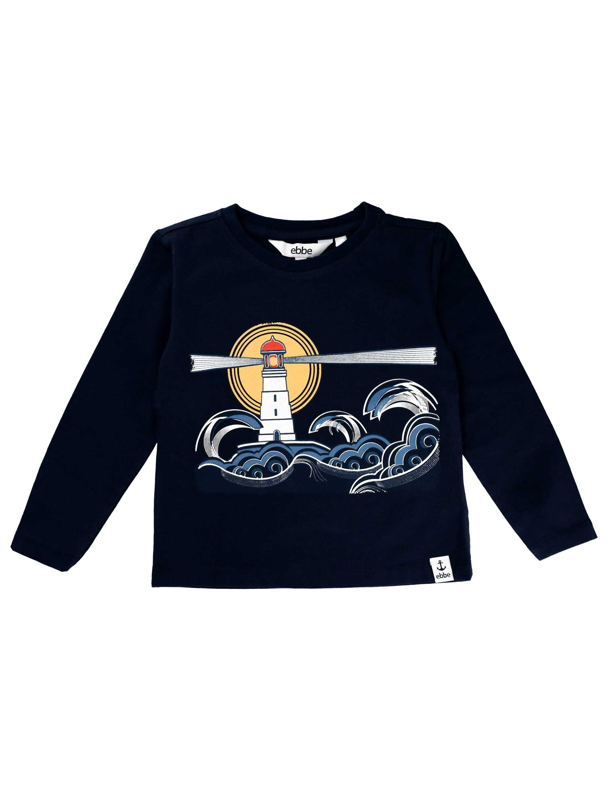 ebbe kids Langarmshirt lighthouse (1-tlg) Langarmshirt Navy