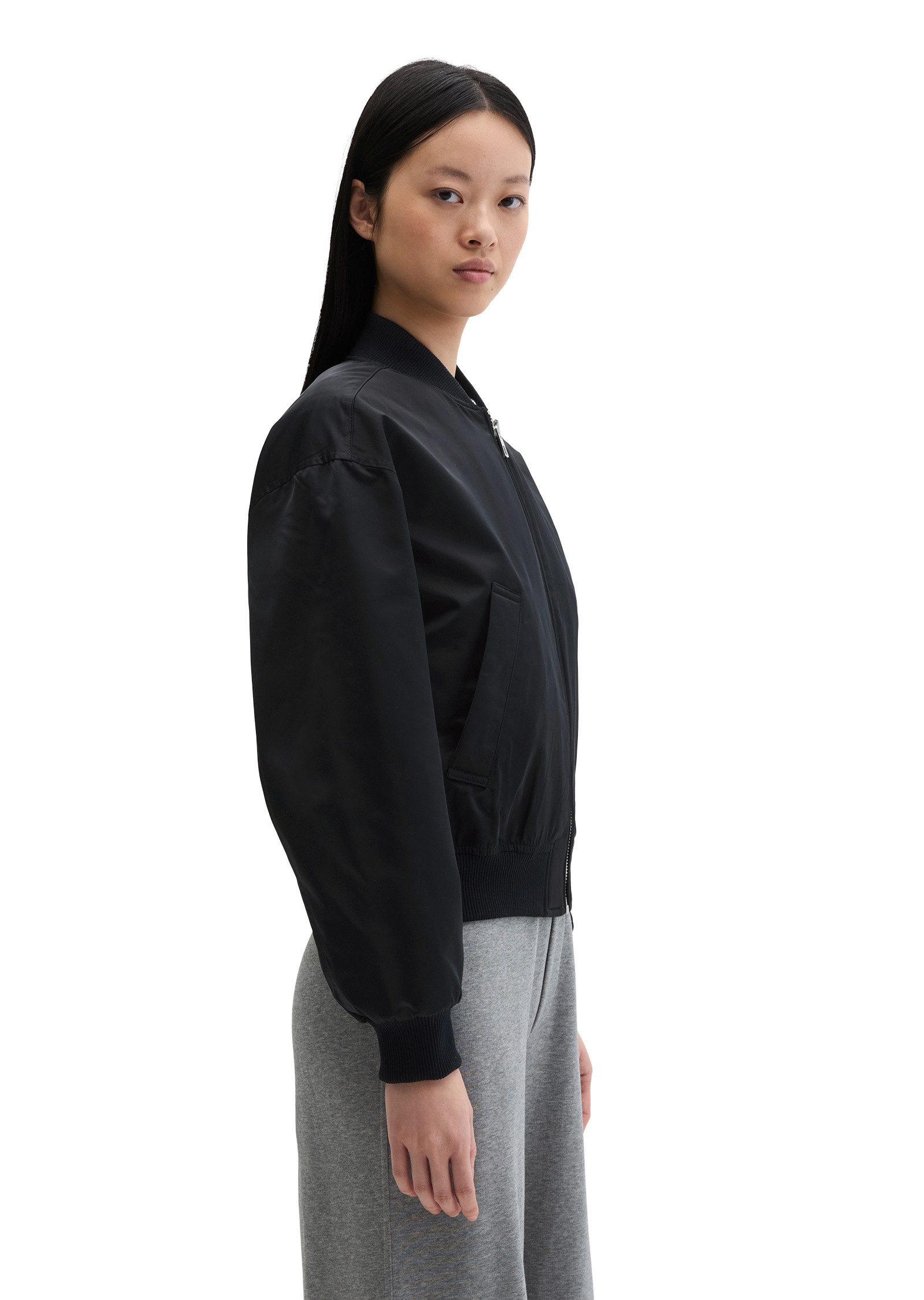 Marc O'Polo Outdoorjacke aus recyceltem Shiny-Polyester-Twill