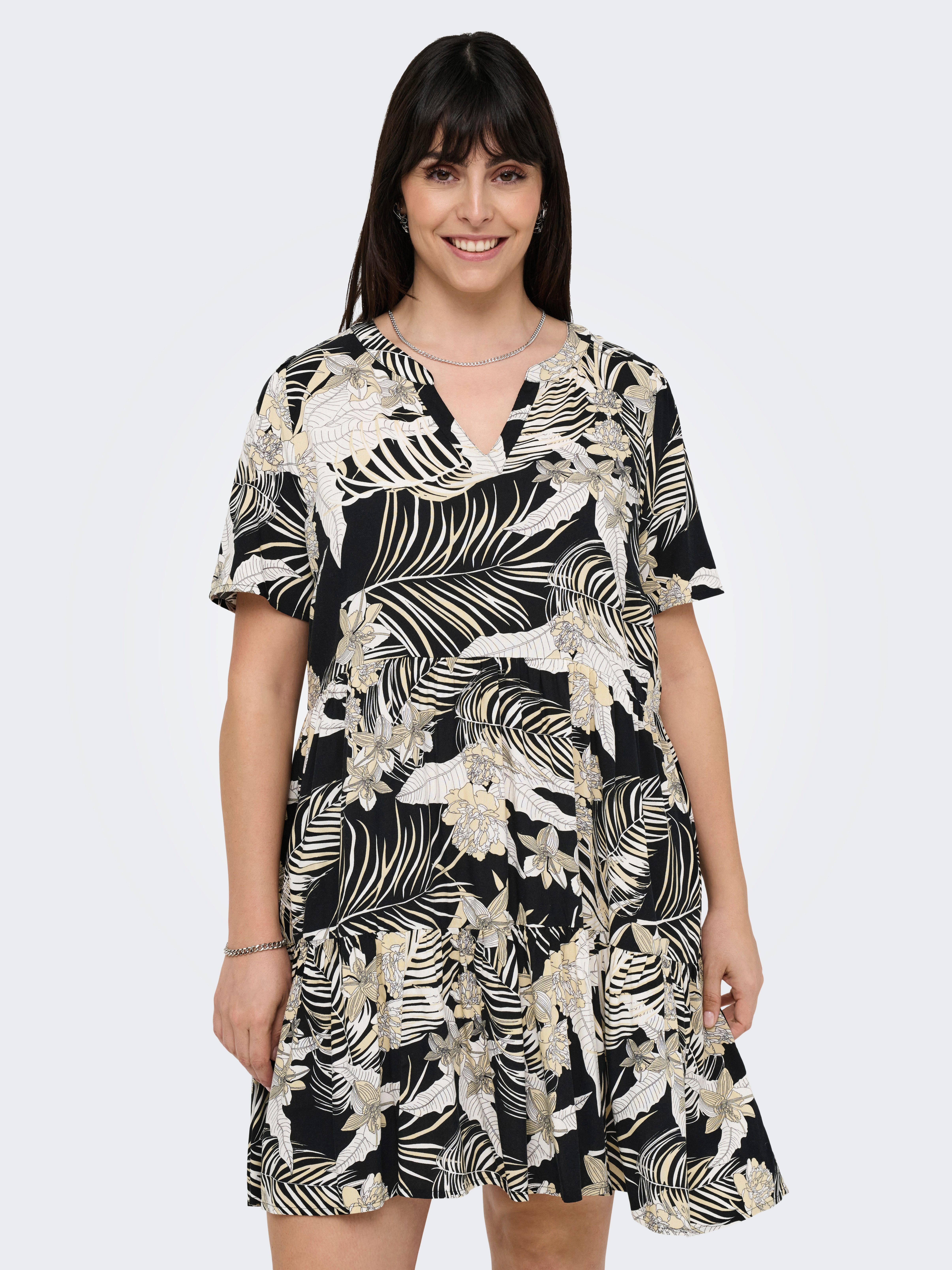 ONLY CARMAKOMA Minikleid CARZALLY LIFE S/S günstig online kaufen
