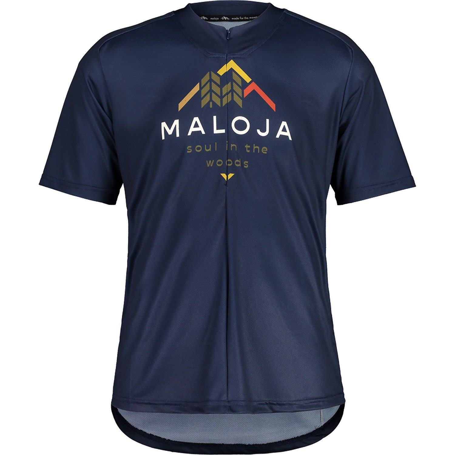 Maloja T-Shirt Biketrikot SchwarzerleM. Marine