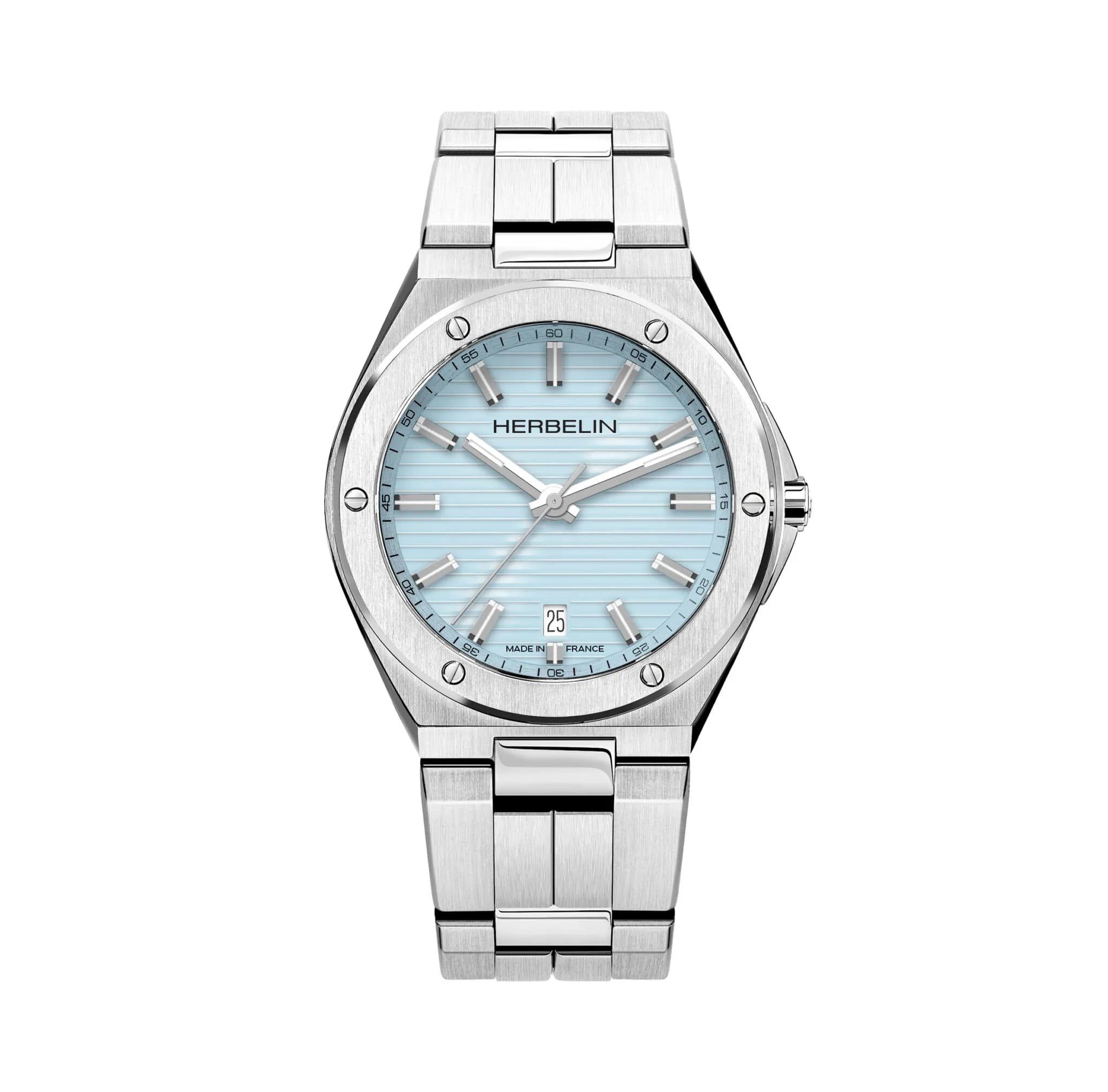 Taucheruhr Michel Herbelin Unisex Armbanduhr Cap Camarat Edelstahl 12245B25 Quarz