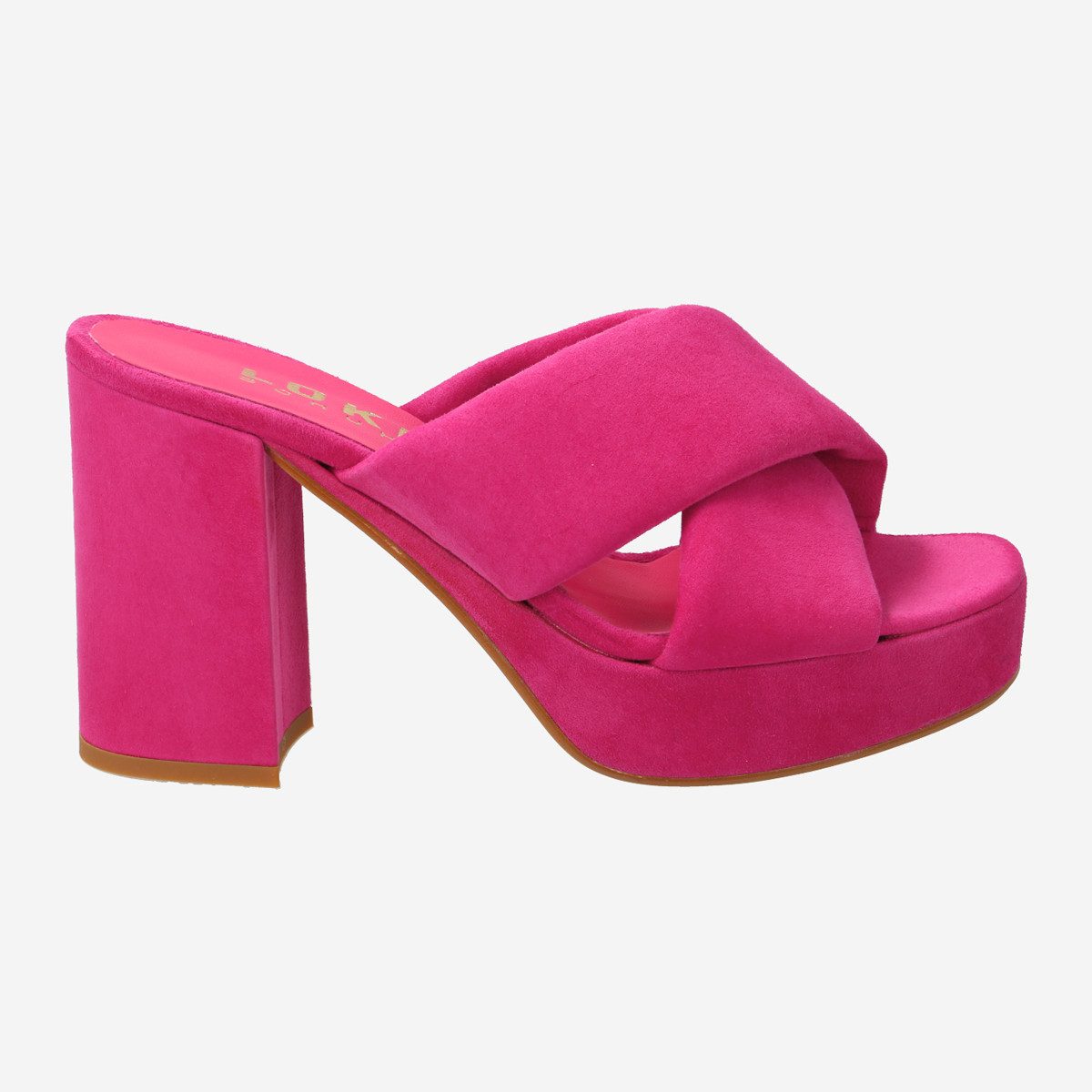 Lüke Schuhe MELODY PEONIA, Sandaletten in Pink für Damen Sandalette