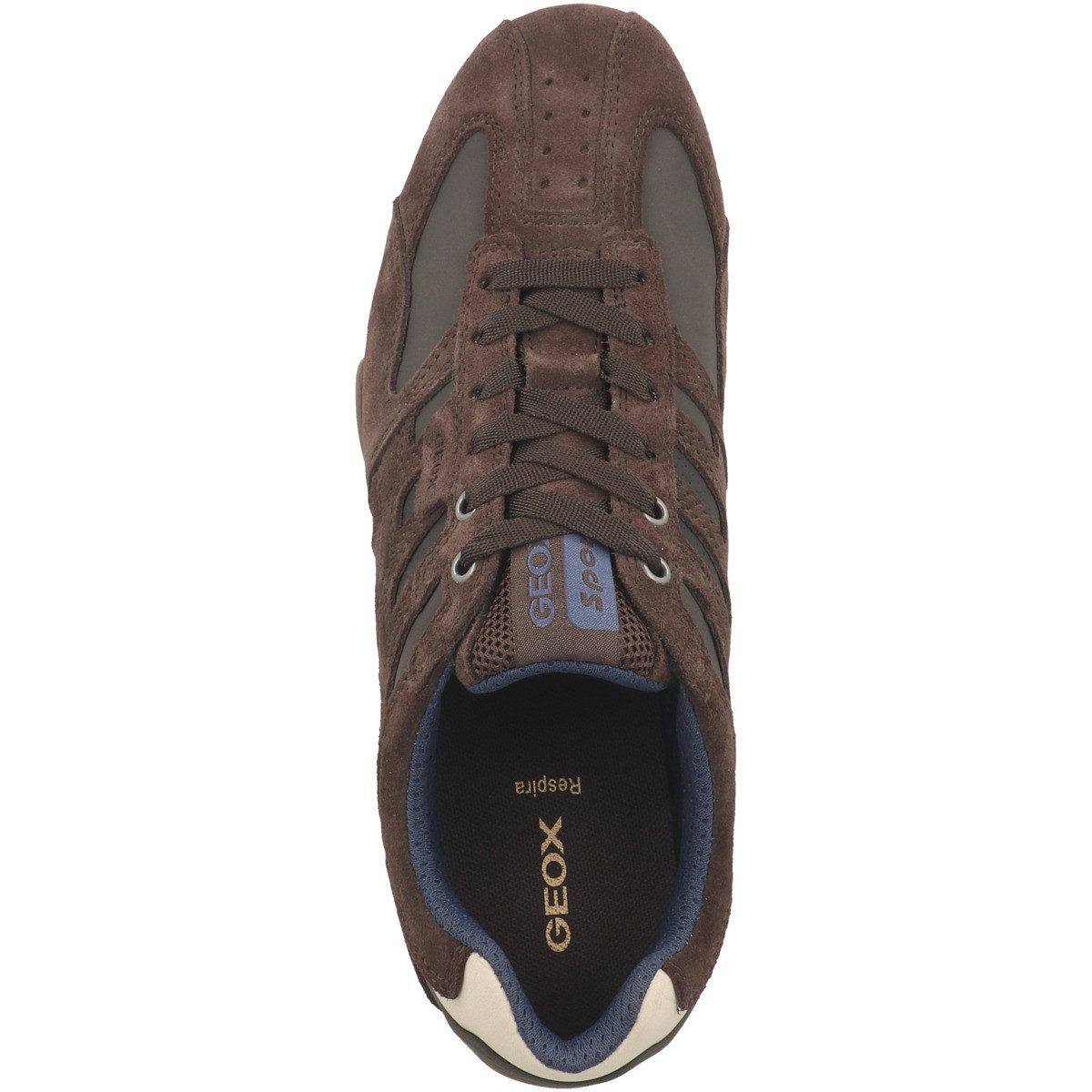 Geox U Snake K Herren Sneaker Turnschuhe, Sportschuhe, Freizeitschuhe, Halbschuhe, Schnürschuhe