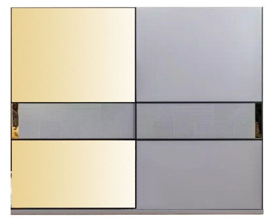 Xlmoebel Schwebetürenschrank Kleiderregal Schrank Schlafraum Weiß Holz Garderobe Schrank (1-St., 1x nur Kleiderschrank) Hergestellt in Europa