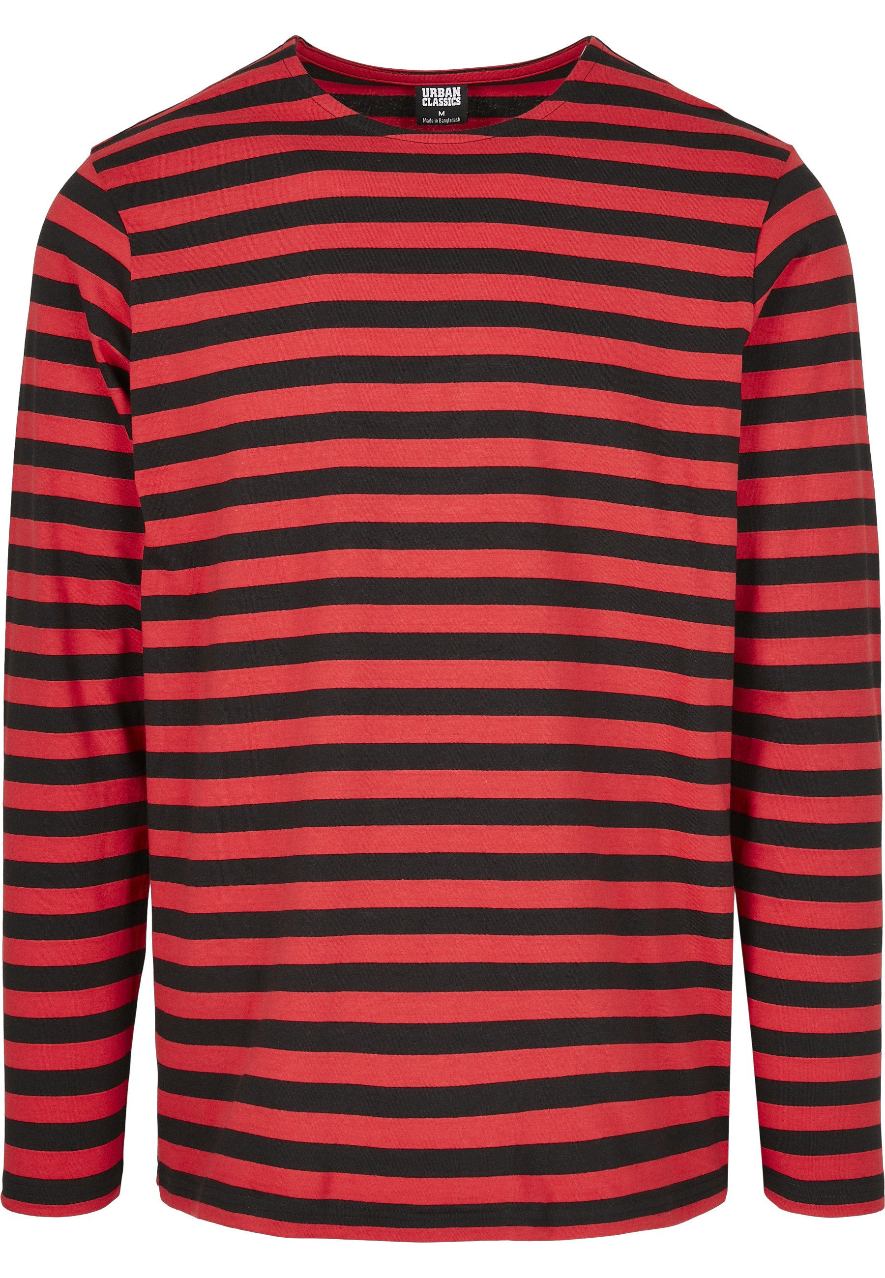 Langarmshirt Urban Classics Herren Regular Stripe LS