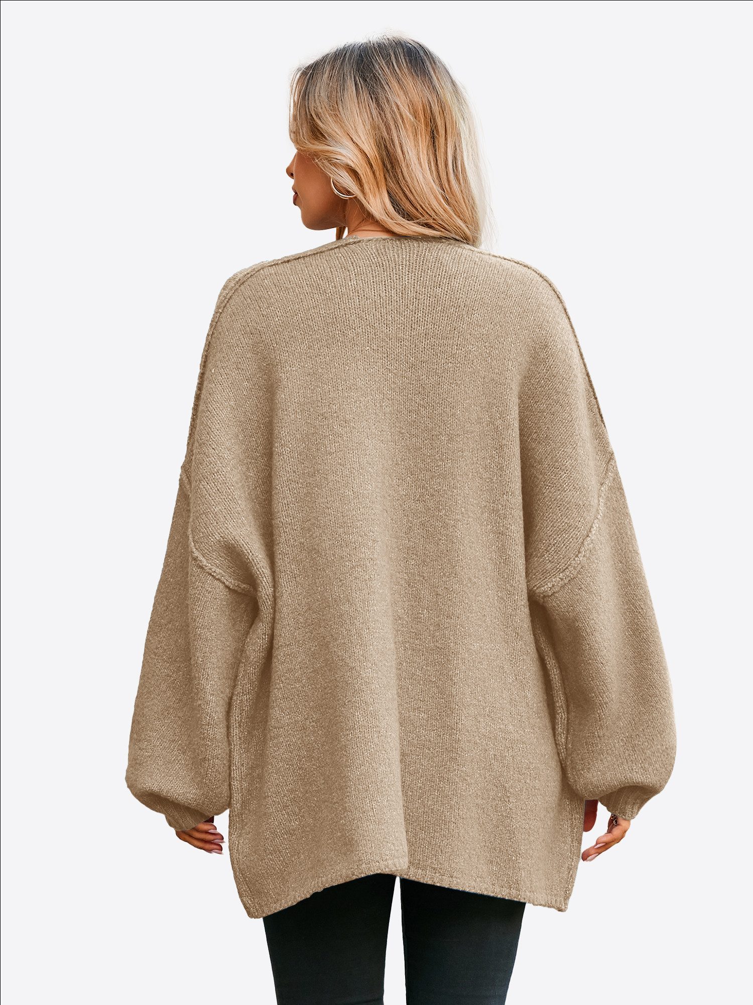 Imily Bela Cardigan Damen Lockerer Gestrickte Strickjacke (Packung, 1-tlg., günstig online kaufen