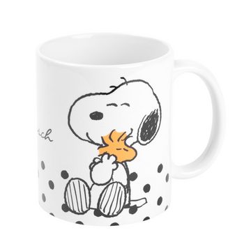 United Labels® Tasse The Peanuts Tasse Snoopy - Lieblingsmensch aus Keramik Weiß 320 ml, Keramik
