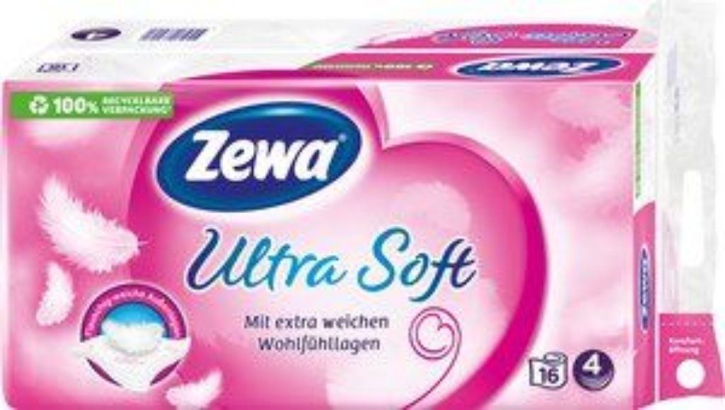 ZEWA Toilettenpapier Zewa ultra soft Toilettenpapier, 1 x Vorratspack mit 48 Rollen (1-St)