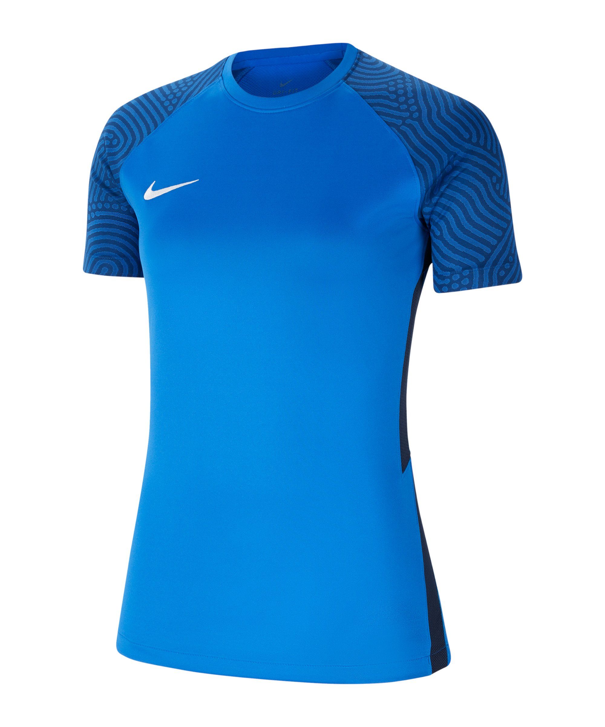 Nike Strike kurzarm Trikot blau Damen Fußballtrikot II
