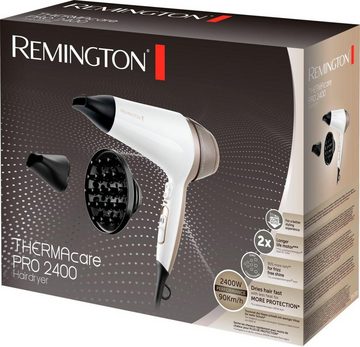 Remington Haartrockner D5720 Thermacare PRO 2400, 2300 W, angenehmes Trocknen durch geringe Lautstärke und weniger Hitze