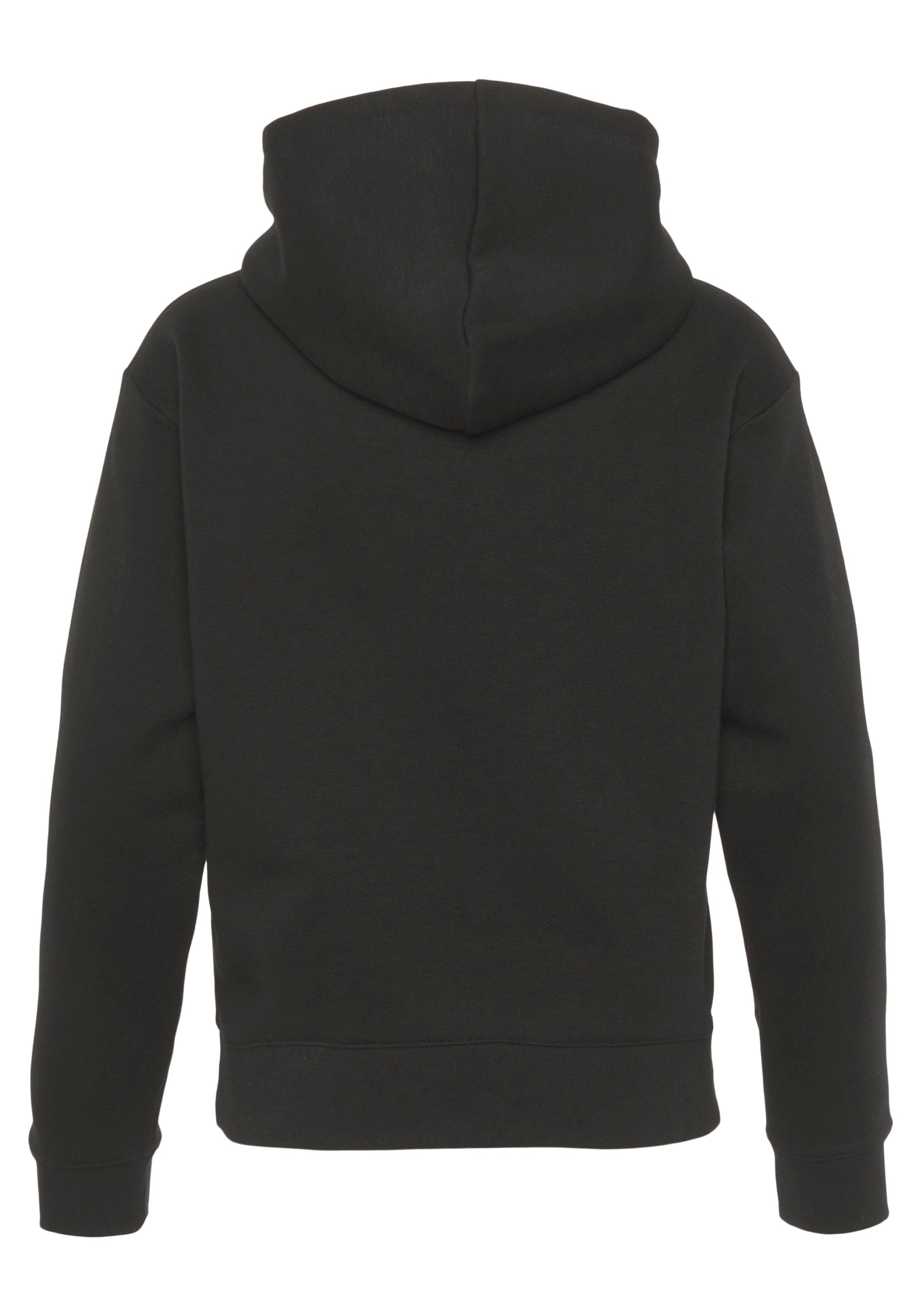 Champion Kapuzensweatshirt Basic Hooded Sweatshirt Kinder - black für