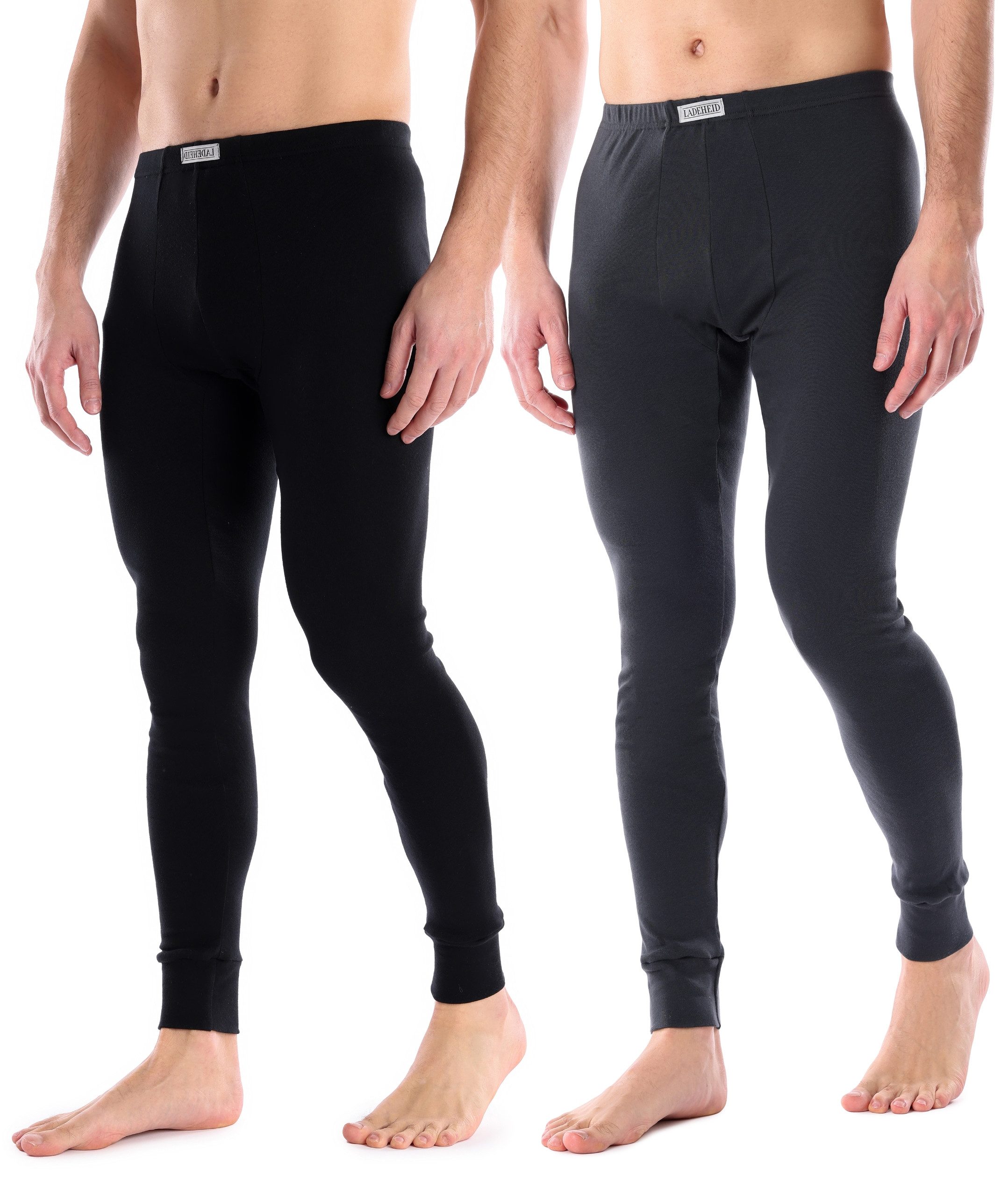 Ladeheid Lange Unterhose 2-er Pack Herren lange Thermounterhose LA40-247 (1 günstig online kaufen