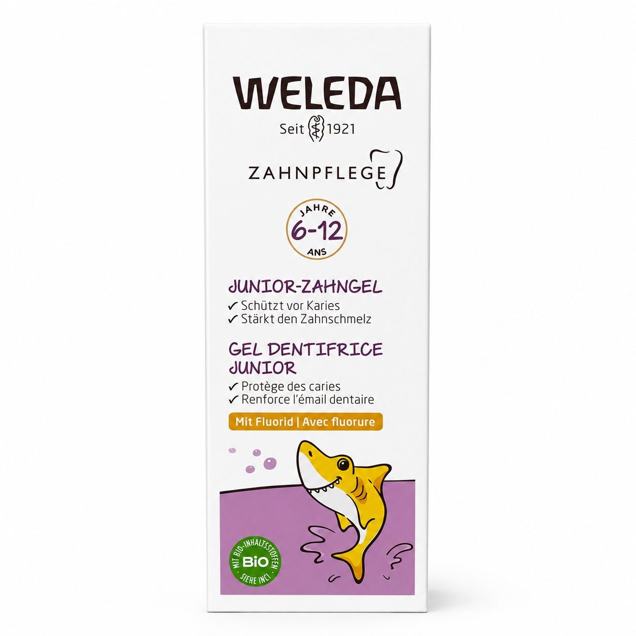 WELEDA Zahnpasta WELEDA Junior-Zahngel mit Fluorid 50ml