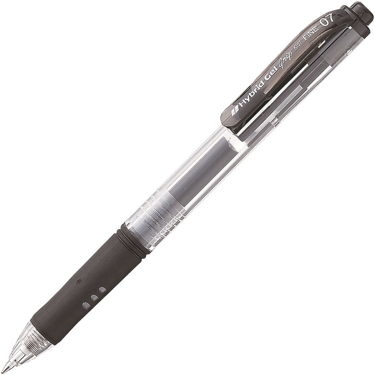 PENTEL Gelschreiber K157, mit Druckmechanik, Clip und wasserbasierter Tinte