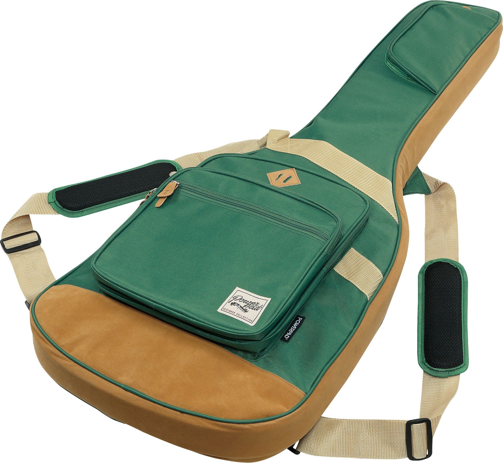 Ibanez Gitarrentasche IGB541-GR Powerpad Designer Gigbag E-Gitarre Green, 15 mm Polsterung, gepolsterter Boden & Seitenwände in Wildleder-Optik