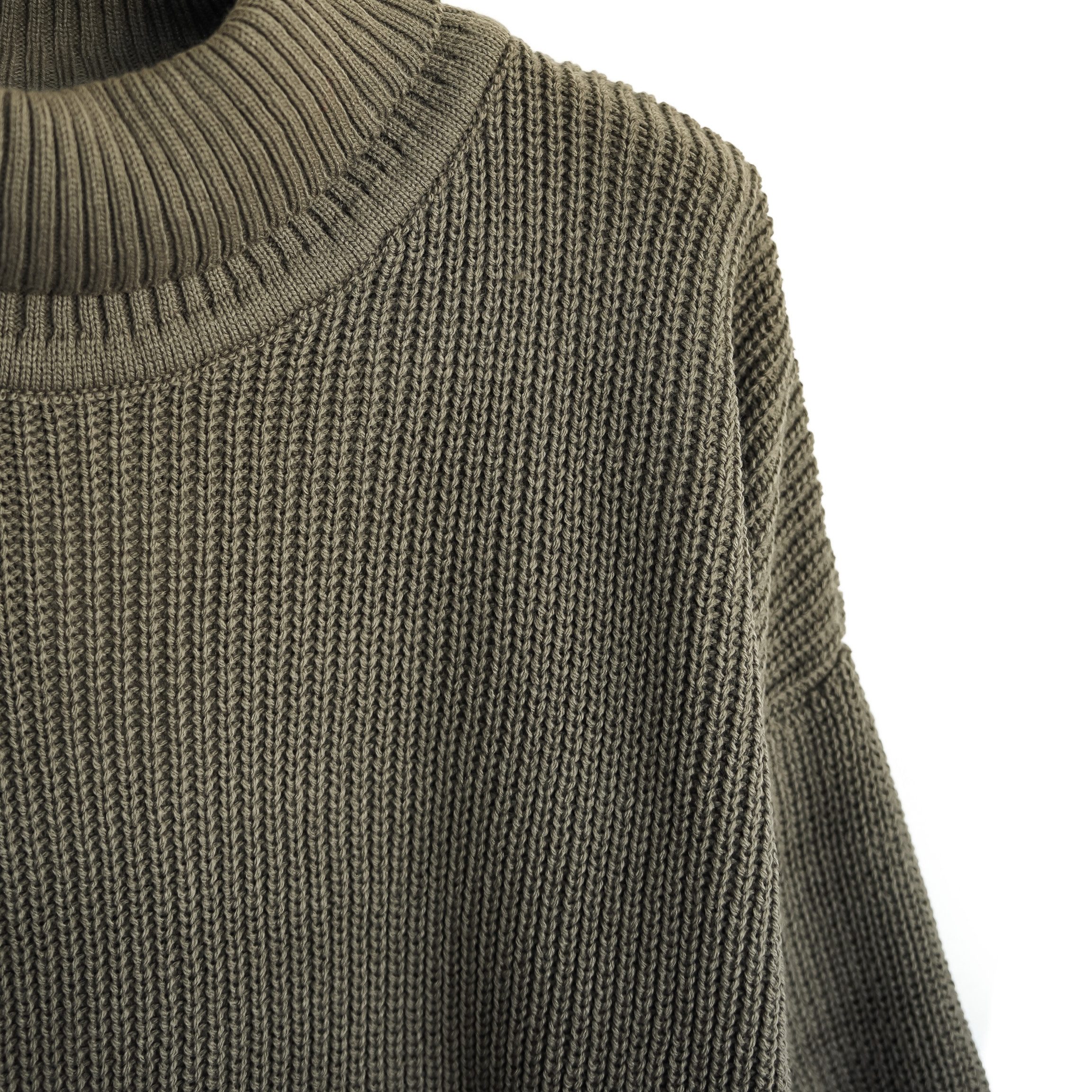 COFI Casuals Rollkragenpullover Männer Pullover mit Rollkragen, Drop Shoulder Oversize Fit Herren