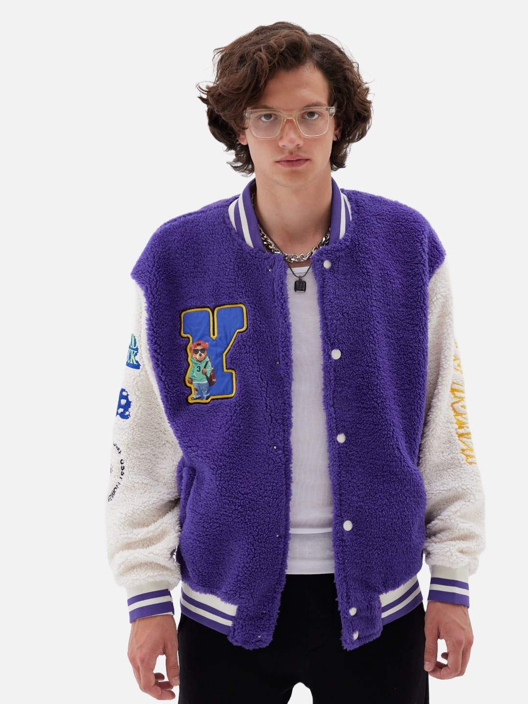 OSSY HOMER Collegejacke College Jacke Teddy günstig online kaufen