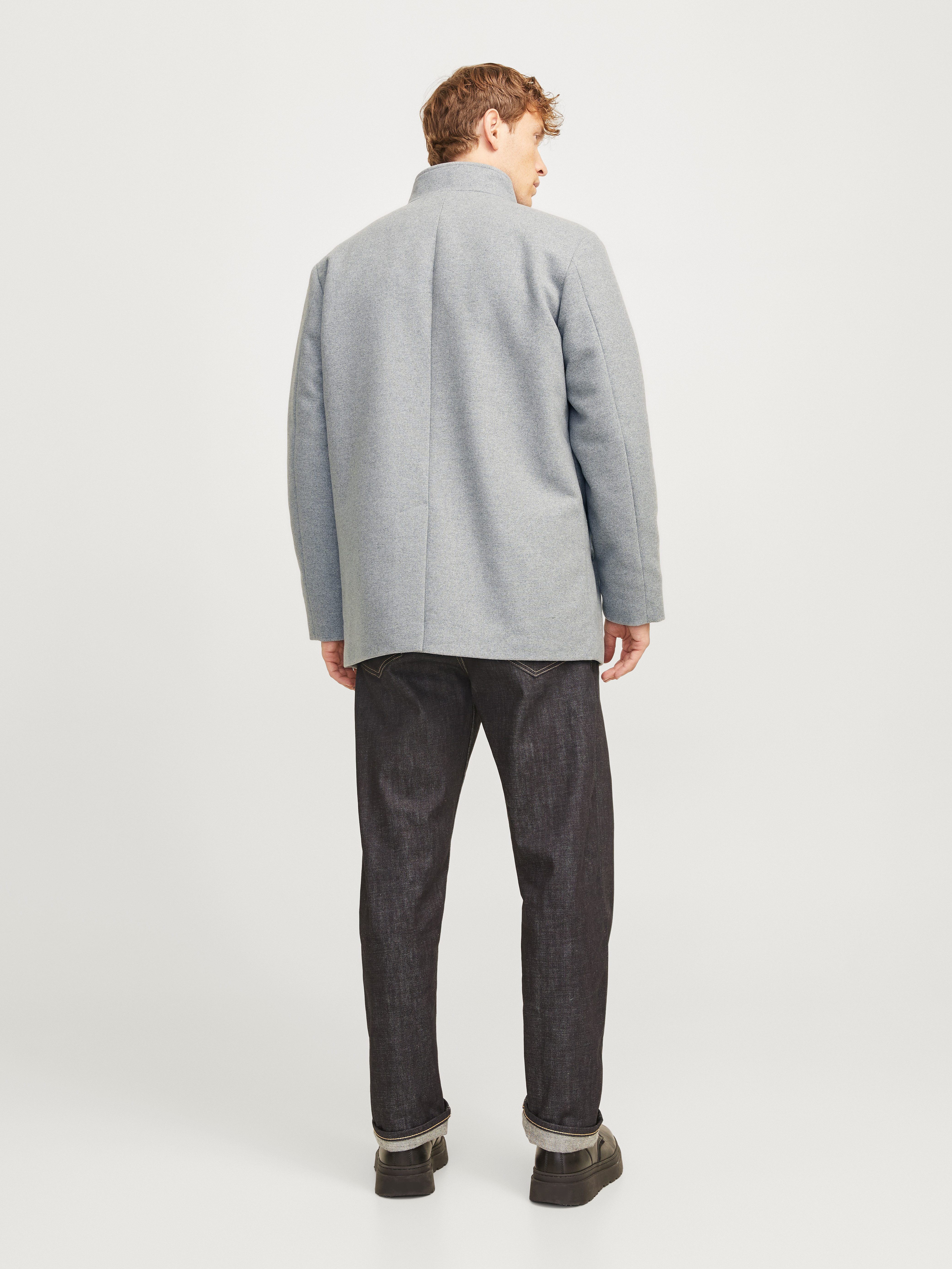 Jack & Jones Wolljacke JJEHARRISON WOOL JACKET SN Materialmix, regular fit