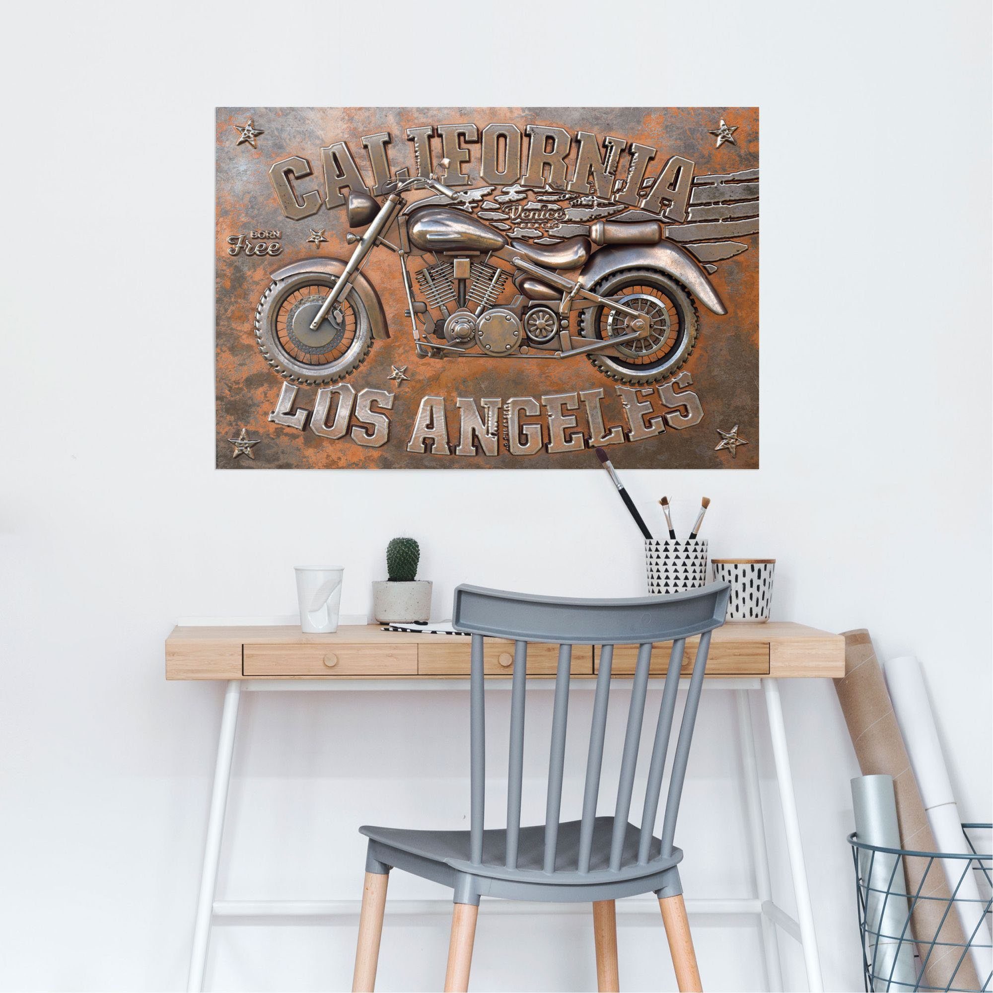 Reinders! Poster Bikers, Born St) Free (1