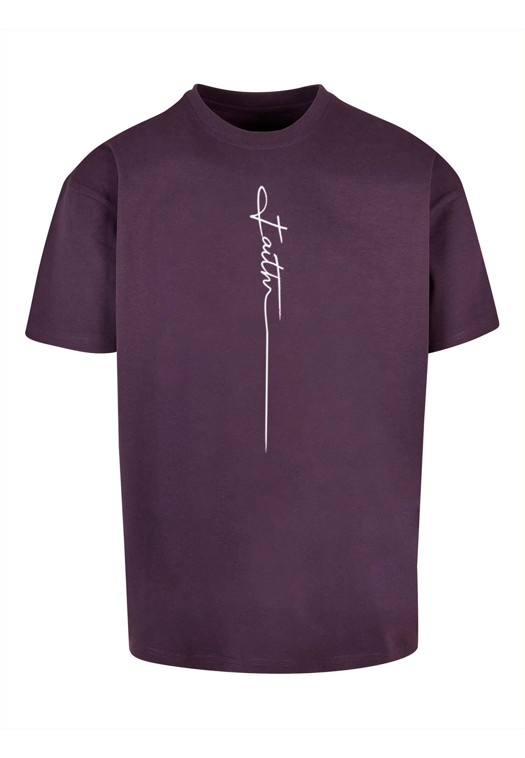 Merchcode T-Shirt Merchcode Herren Faith Heavy Oversized Tee (1-tlg)