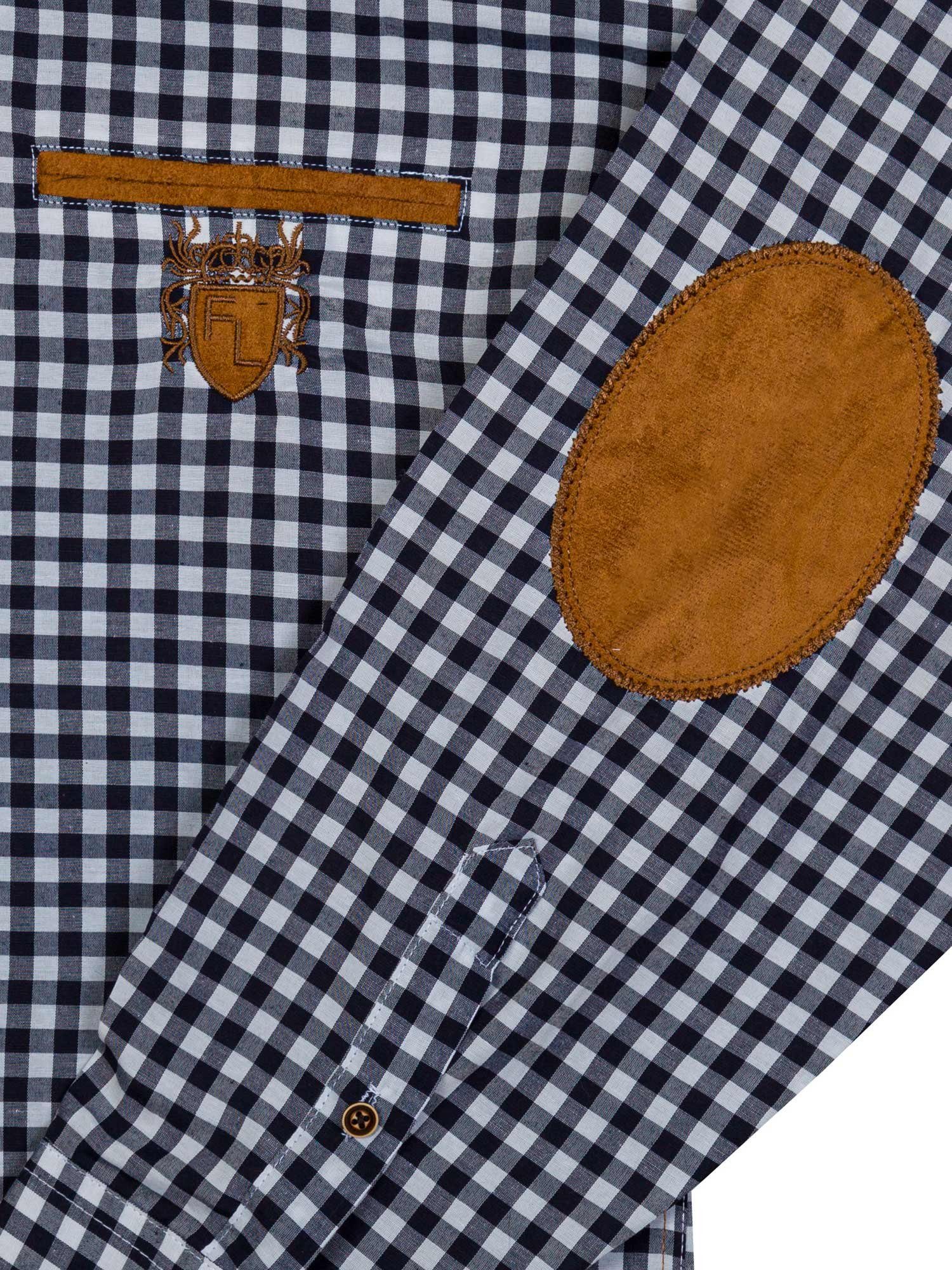 Lavecchia Langarmhemd Lavecchia Herren Langarmhemd LV-1981 (Jeansblau-Weiß, 4XL) Herren Langarm Hemd Herrenhemd – Bild 3 von 3