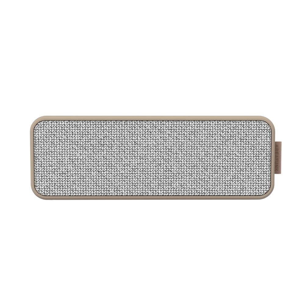 Lautsprecher KREAFUNK ivory sand Bluetooth aBOOM Lautsprecher Lautsprecher) Bluetooth (aBOOM