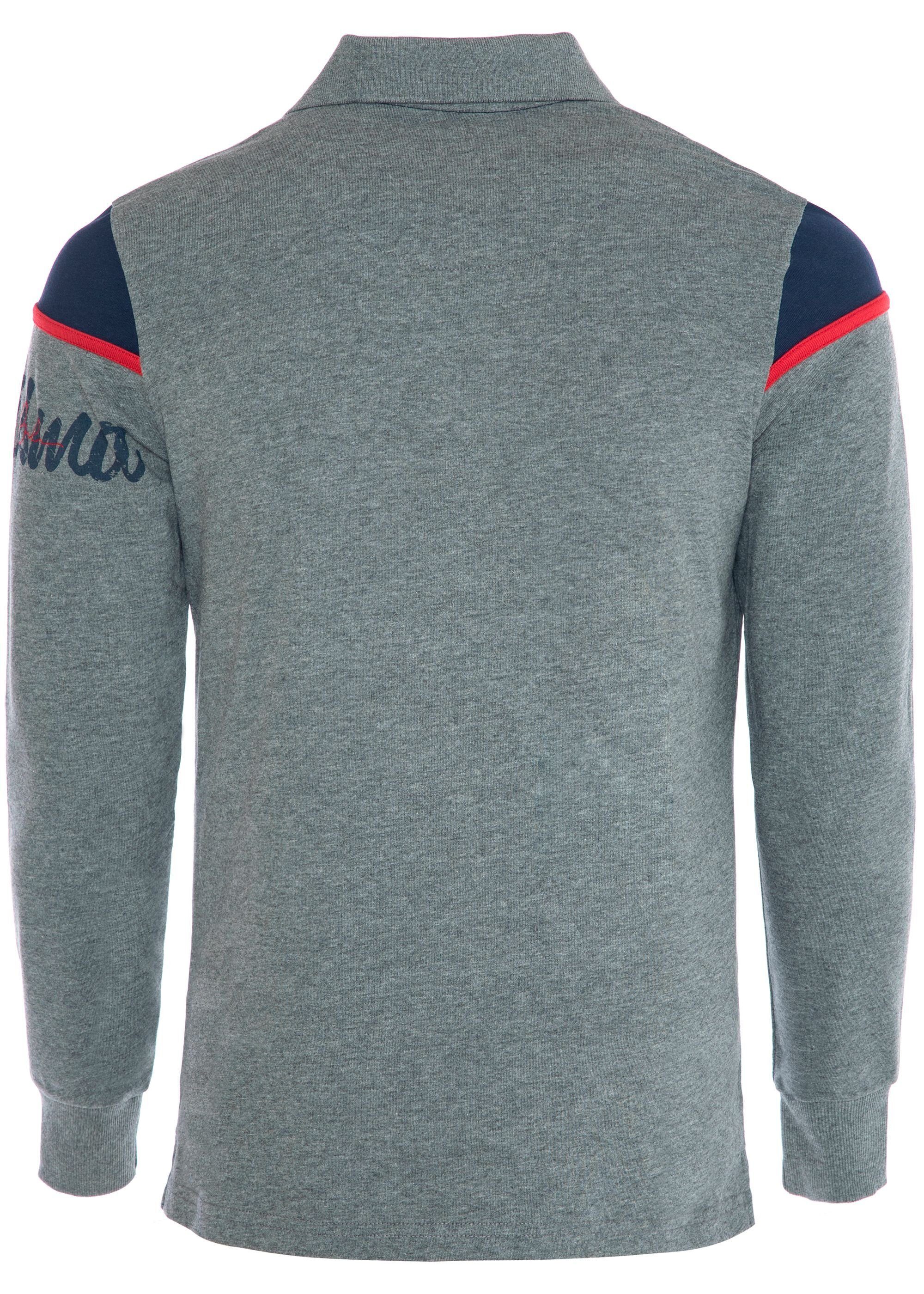 Rugby Grey Team mit Poloshirt CARISMA Stickerei