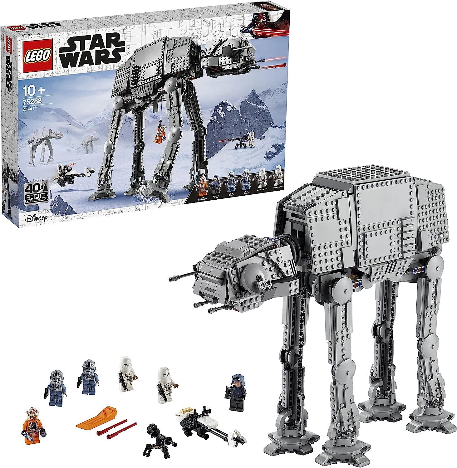 LEGO® Конструктора Star Wars AT-AT Walker (75288), (Bauset, 1267 St), Set zum 40. Jubiläum für Kinder und Erwachsene