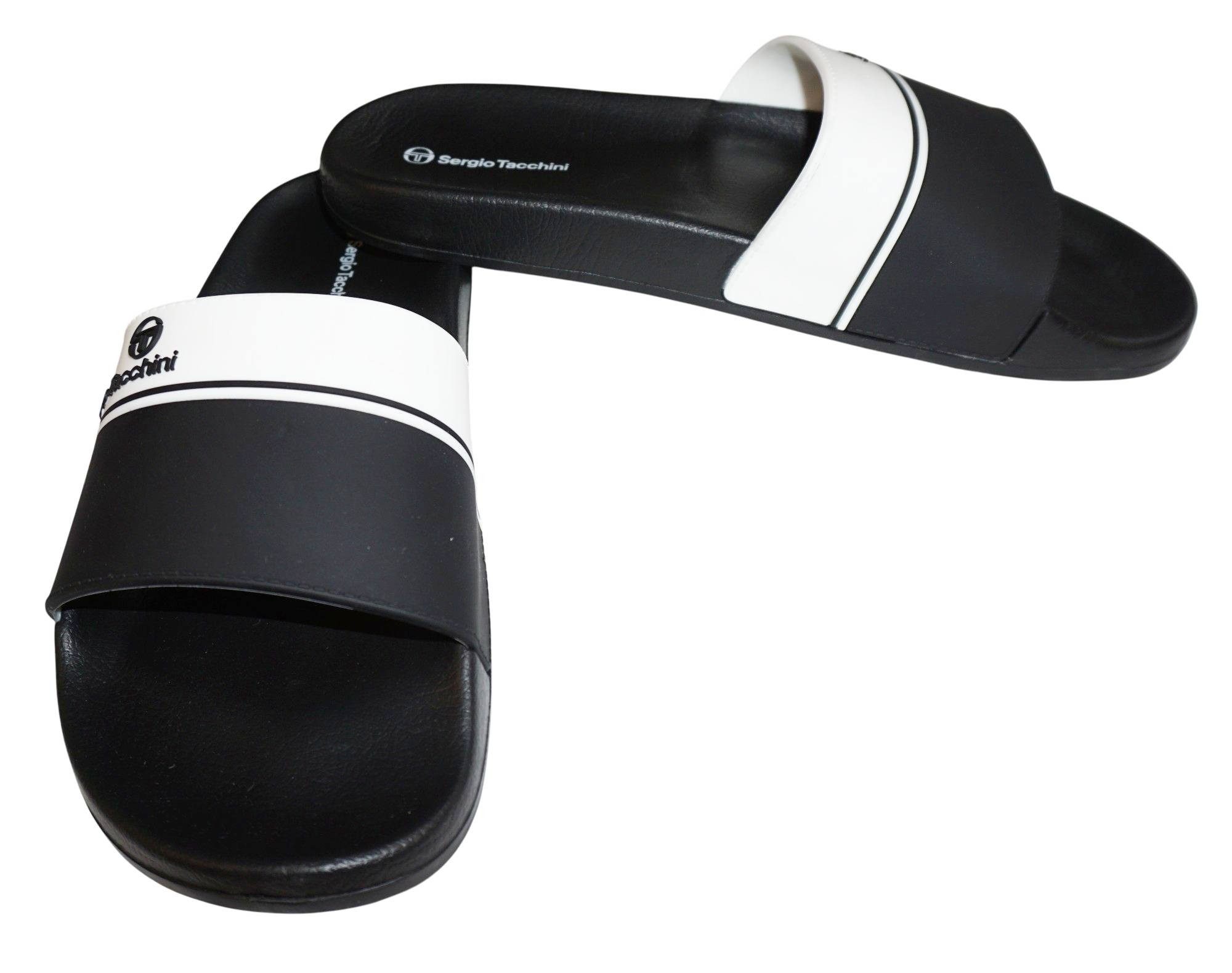 Sergio Tacchini Badelatschen Sergio Tacchini Nastro Badepantolette vorgeformtes Fußbett