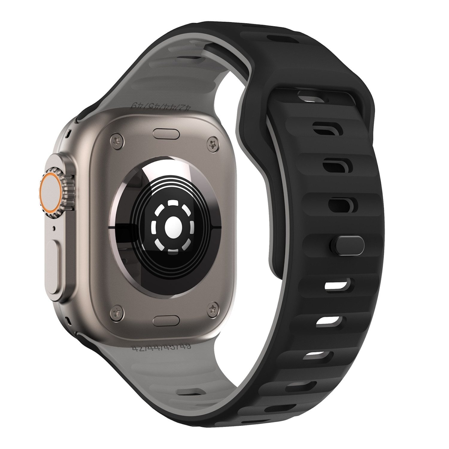Wigento Smartwatch-Armband Für Apple Watch Ultra 2 / 1 49mm Silikon Design günstig online kaufen
