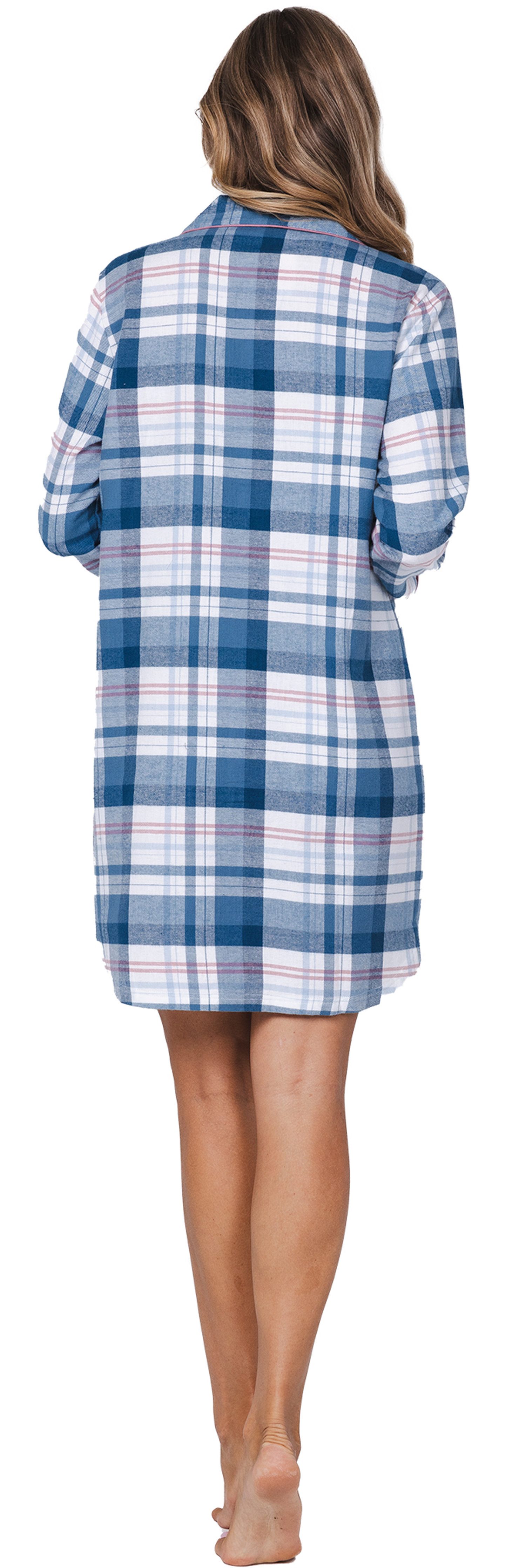 Pastunette Nachthemd Damen Flanell Schlafshirt (1-tlg) günstig online kaufen