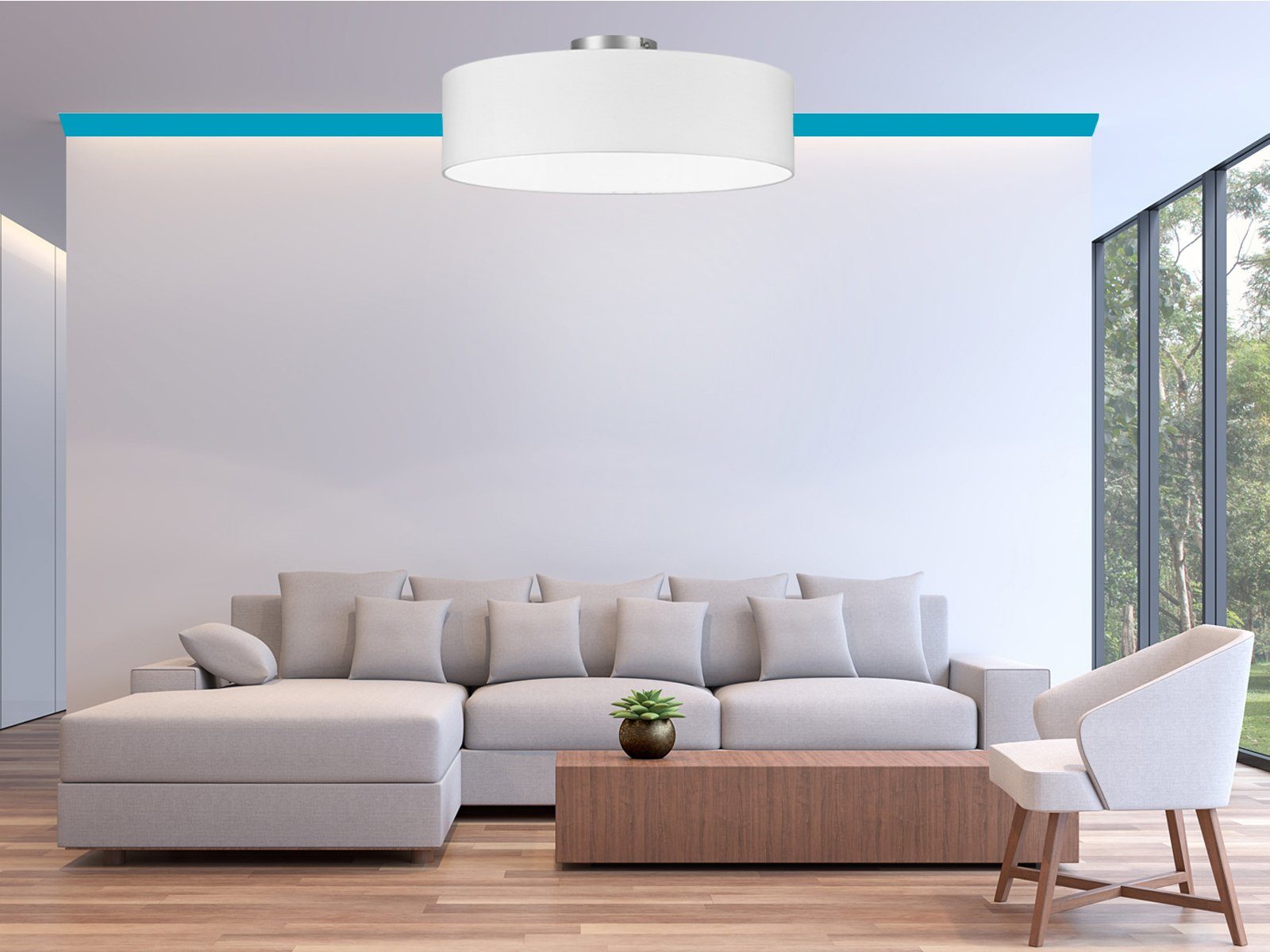 meineWunschleuchte Deckenleuchte, ohne Leuchtmittel, Designklassiker Lampe günstig online kaufen